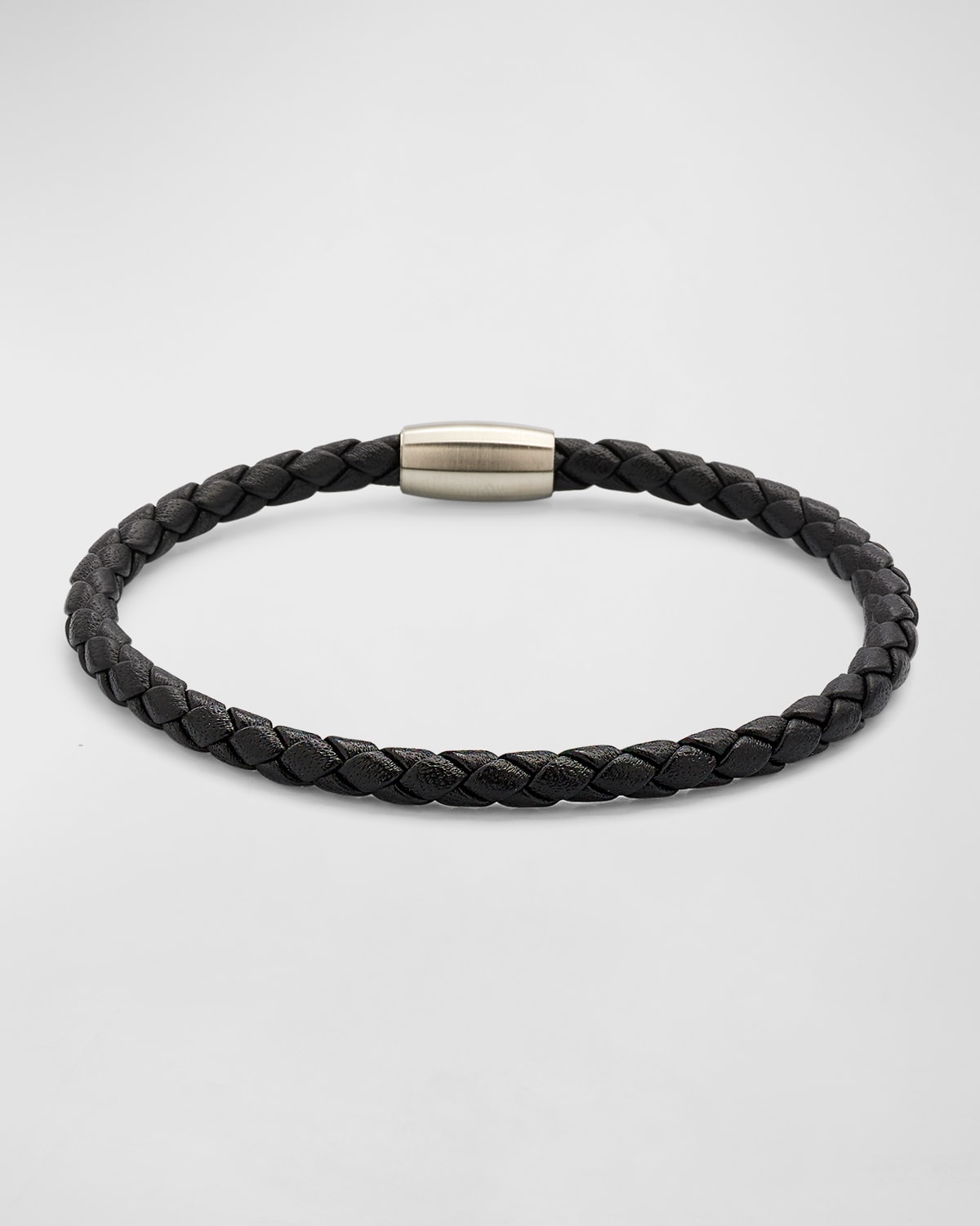 Men's Magnetic Woven Leather Bracelet