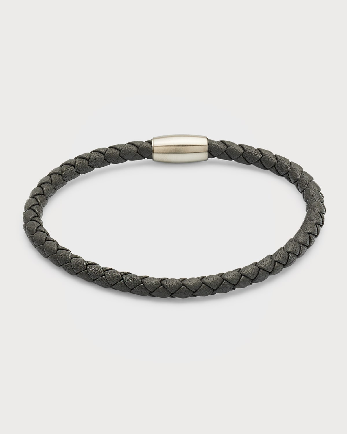 Jan Leslie Men's Woven Leather Bracelet