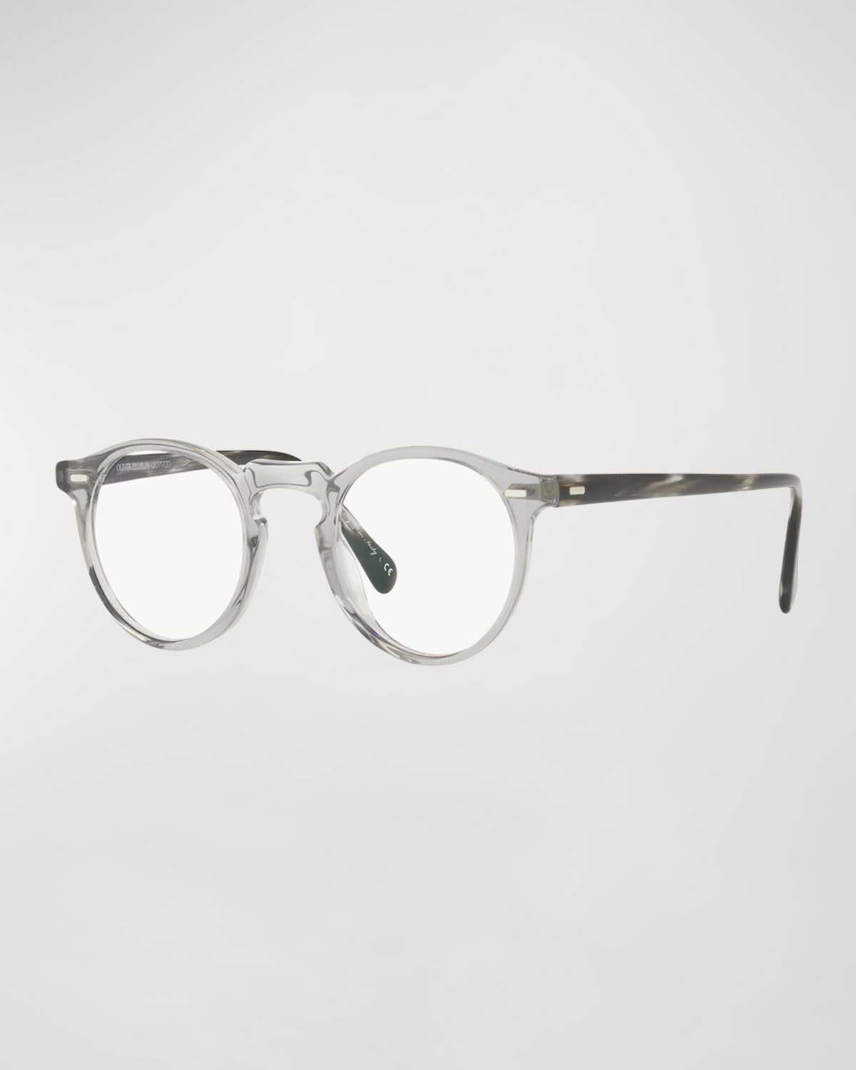 OLIVER PEOPLES GREGORY PECK ROUND ACETATE OPTICAL GLASSES