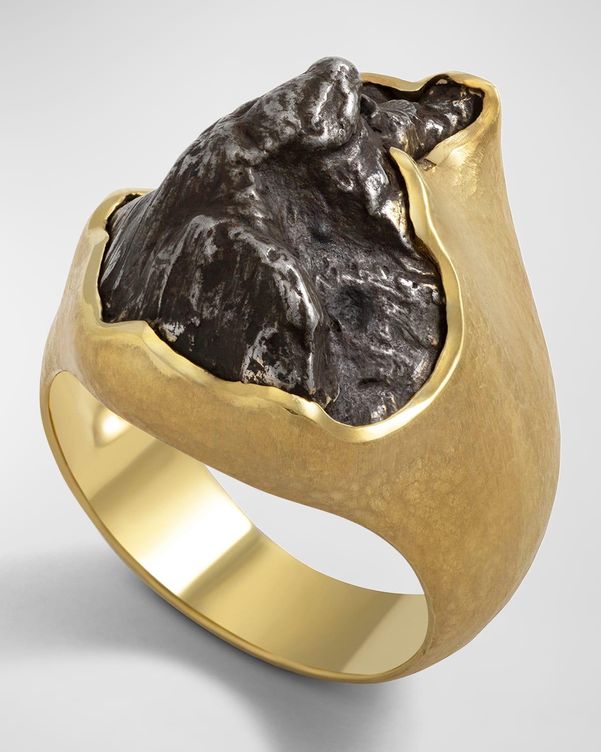 Men's 18K Yellow Gold Sikhote-Alin Ring