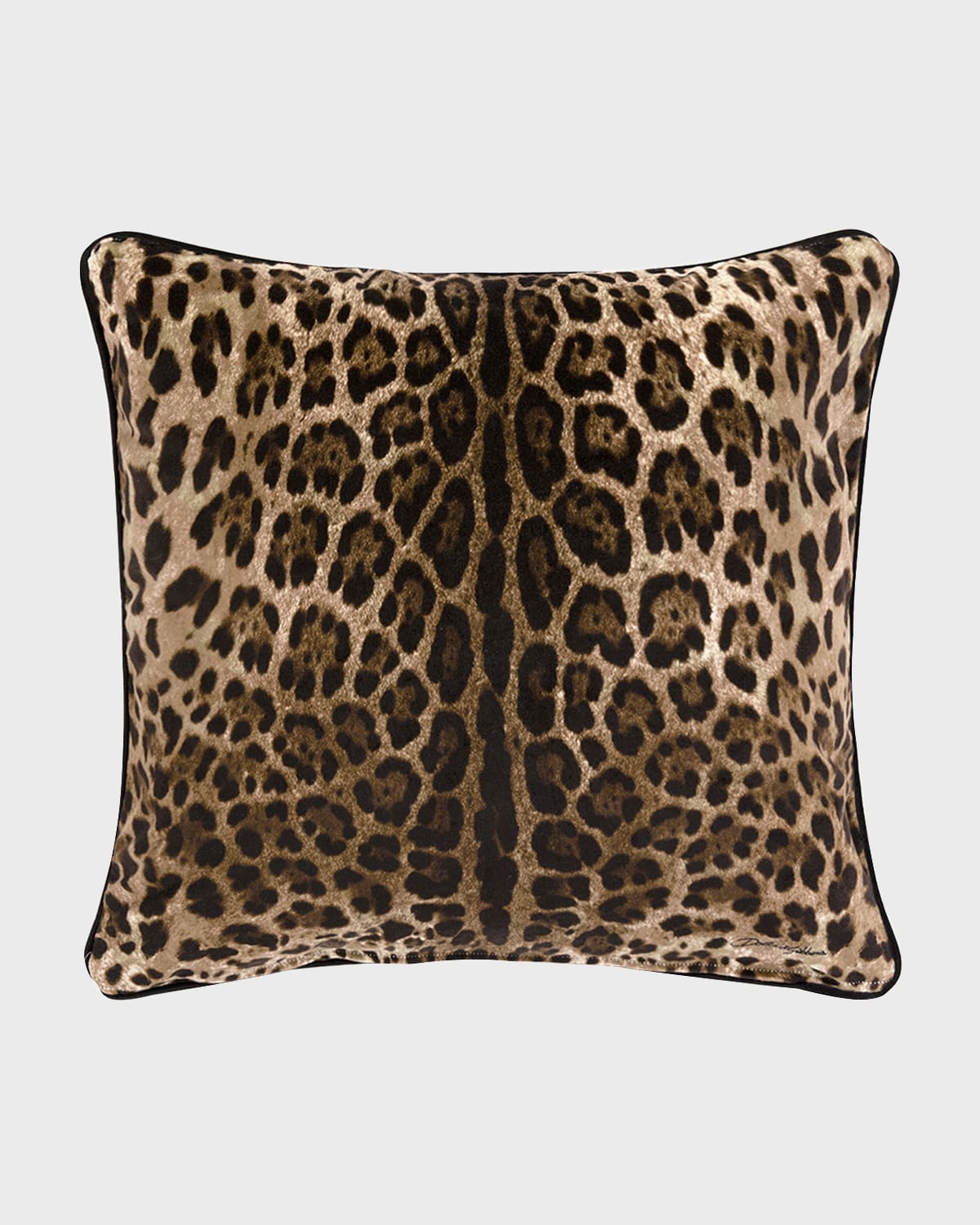 Shop Dolce & Gabbana Leopard-print Cushion In Misceleo