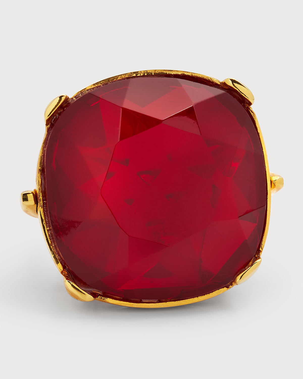 Kenneth Jay Lane Ruby Cocktail Ring