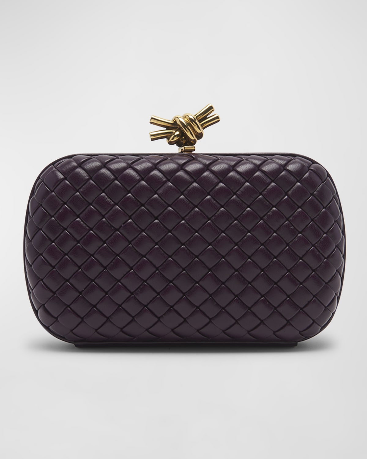 Bottega Veneta Knot Bag In Dark Mystic