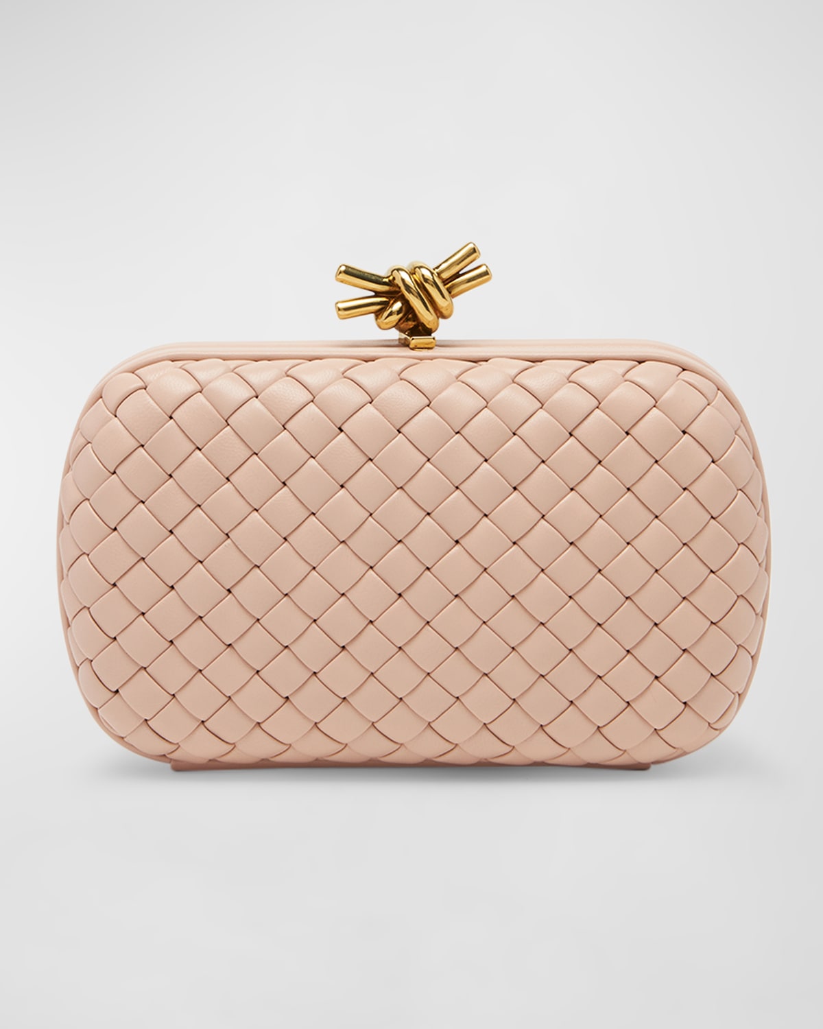 Bottega Veneta Knot Bag In Lotus-m-brass