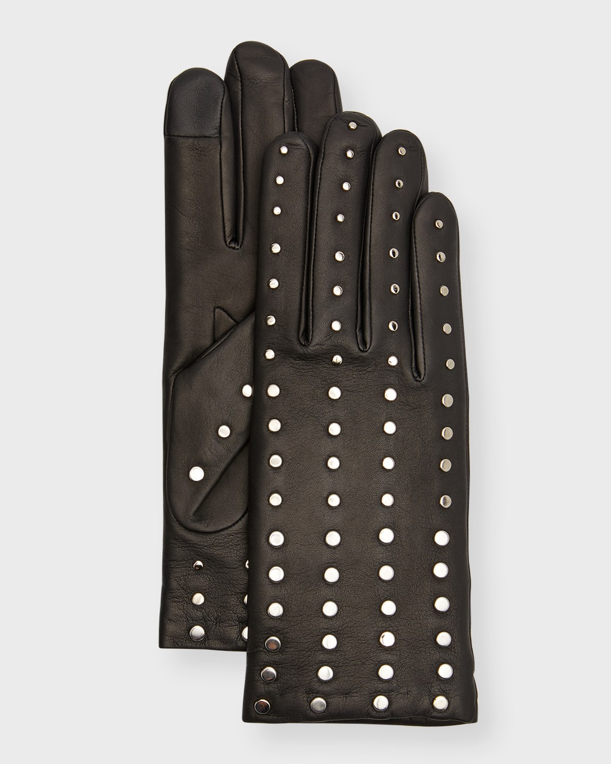 Macro Studded Leather Gloves