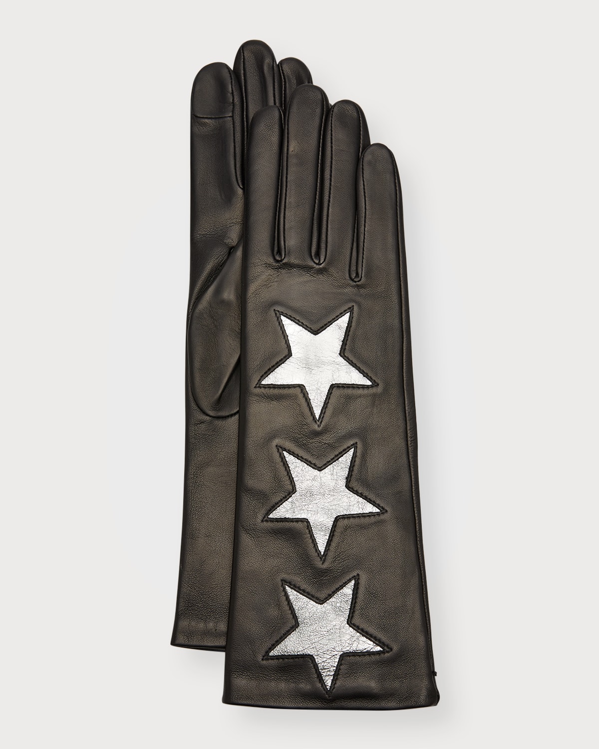 Stars Leather Gloves