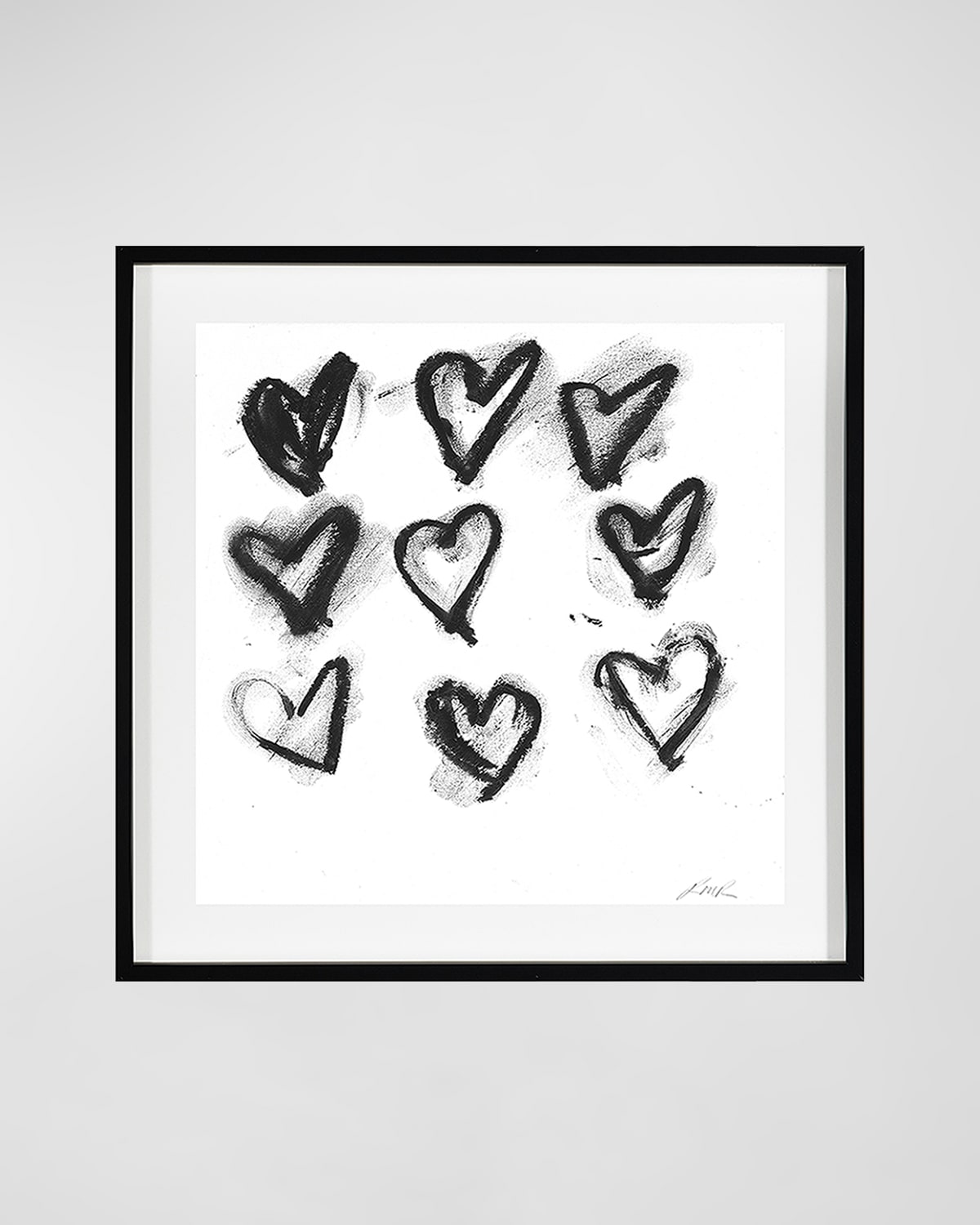 Rfa Fine Art Sealed With Hearts Giclee By Robert Robinson In White