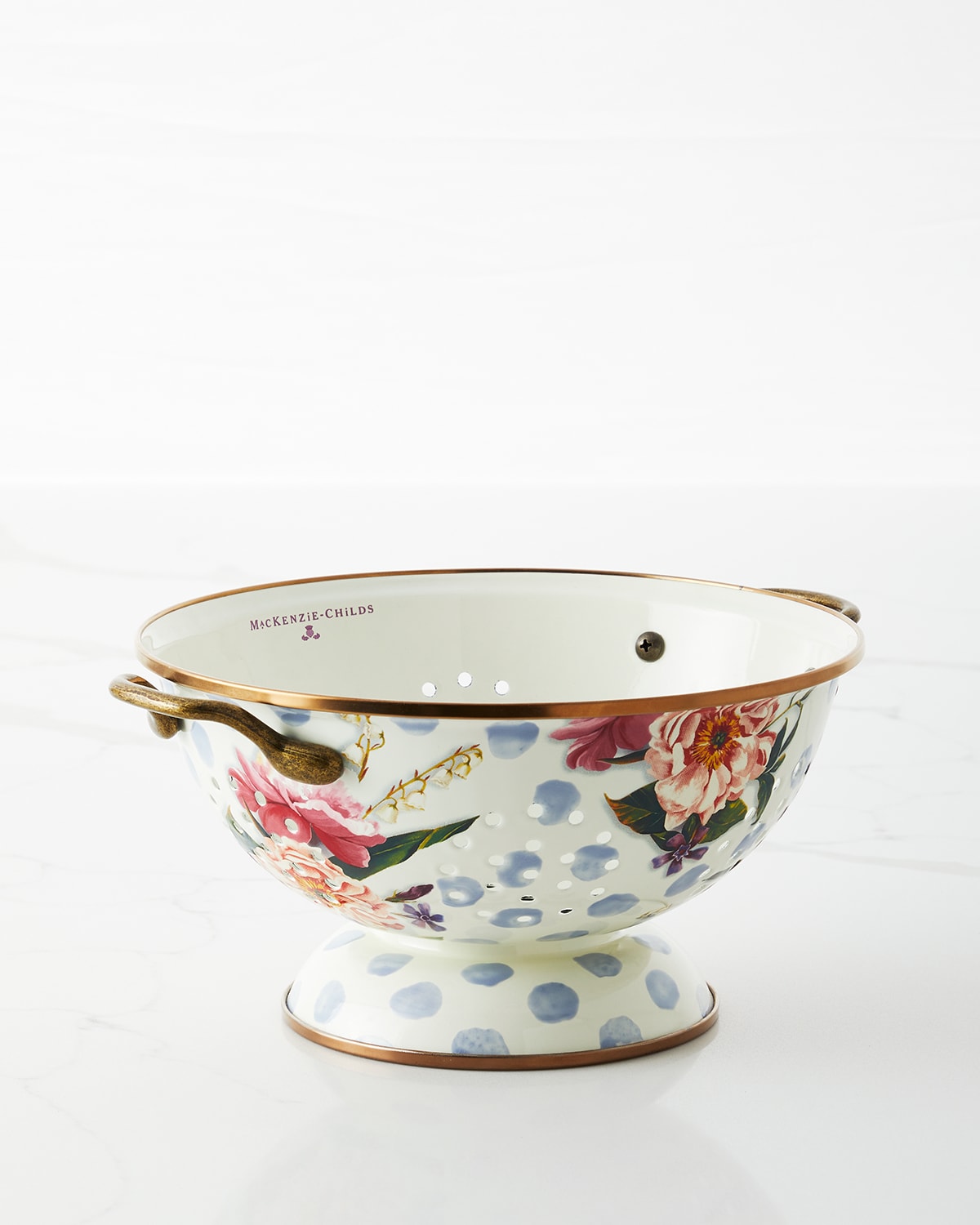 Mackenzie-childs Mackenzie Childs Wildflowers Large Colander