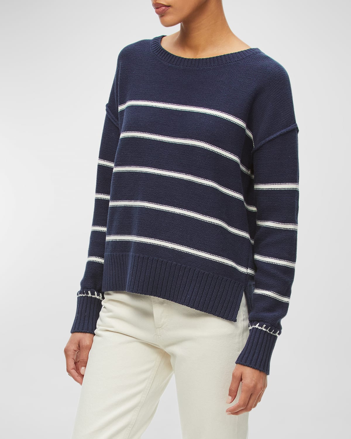 Michael Stars Francia Pullover Sweater In Admiral