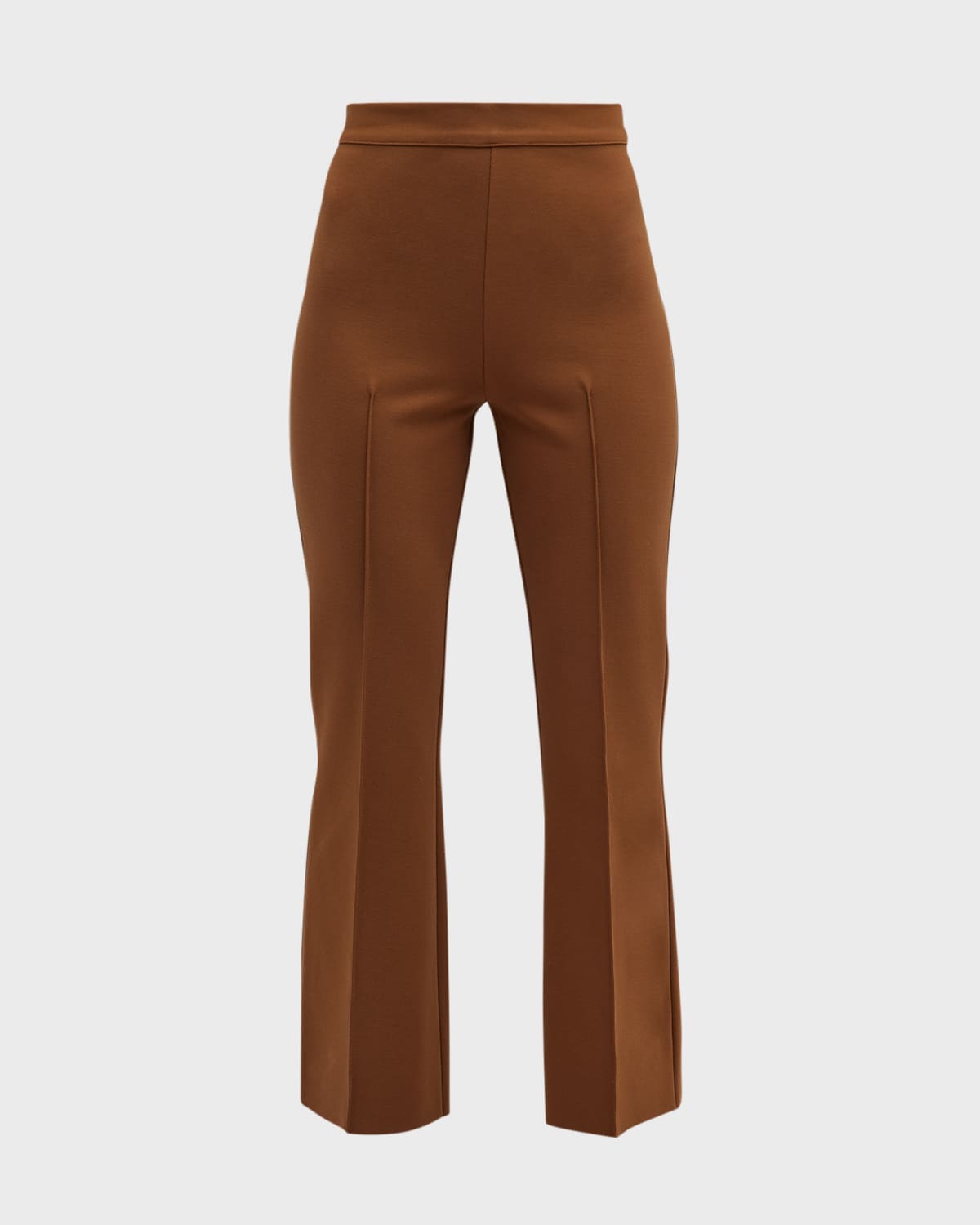 Grey/Ven Porterfield Cropped Pintuck Flare Pants