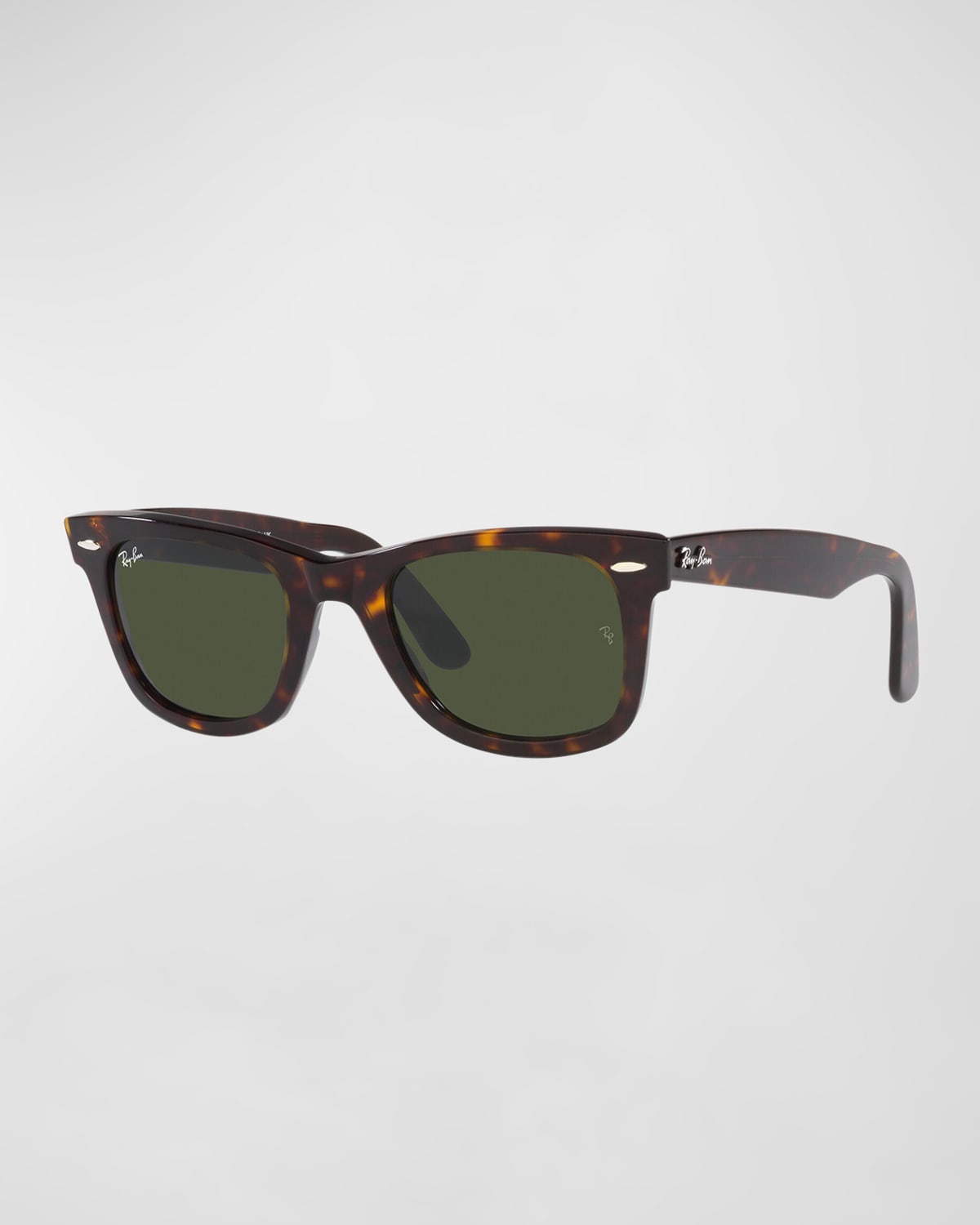 Ray Ban Square Acetate Sunglasses In Green Black