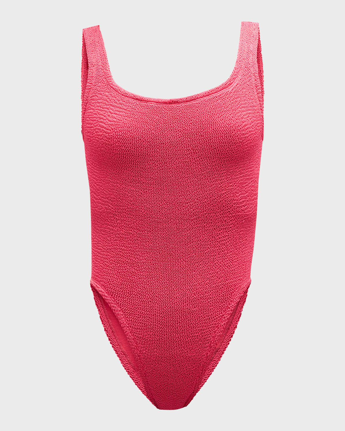 Hunza G Square-neck One-piece Swimsuit In Hot Pink
