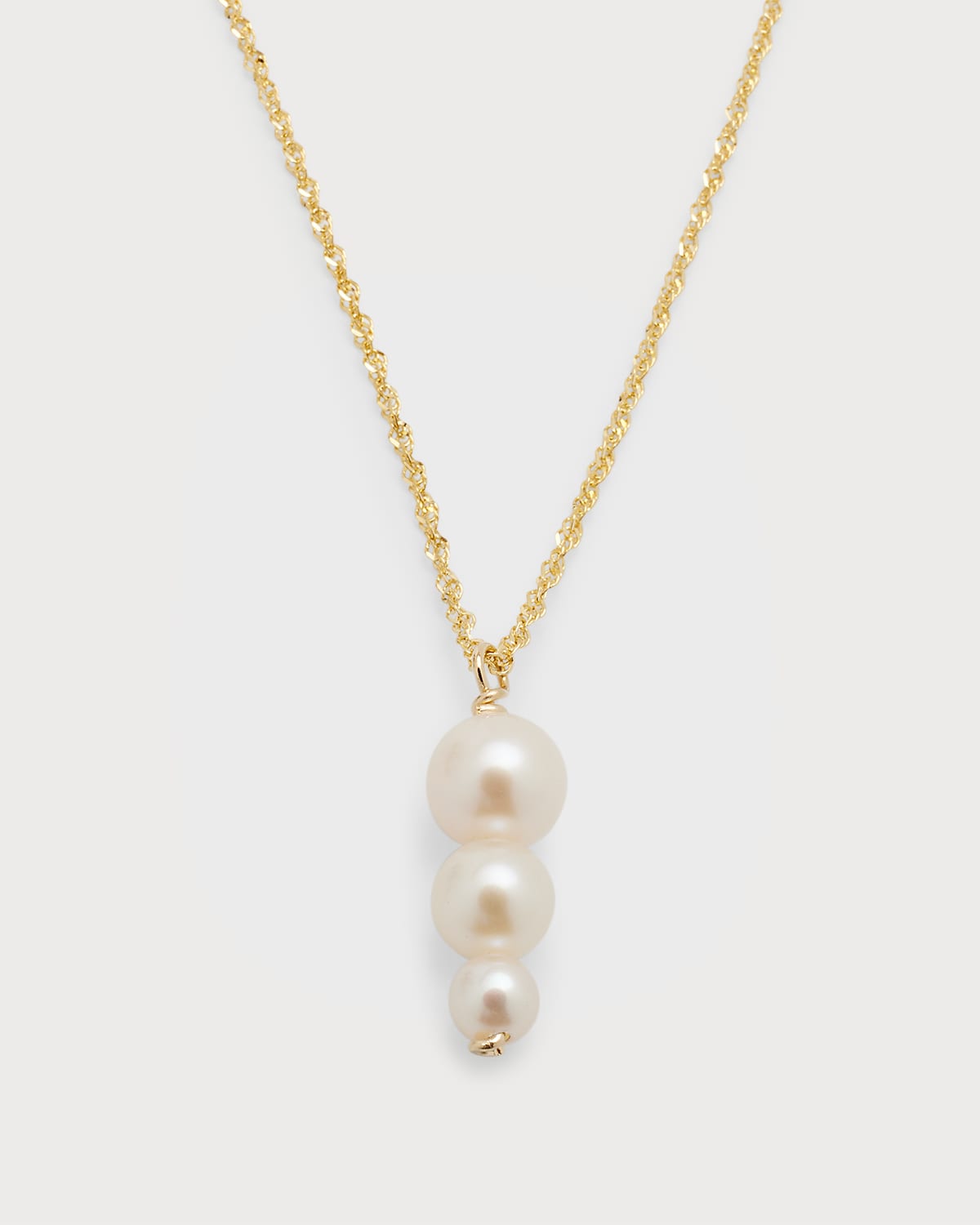 Pearl Trio Pendant Necklace