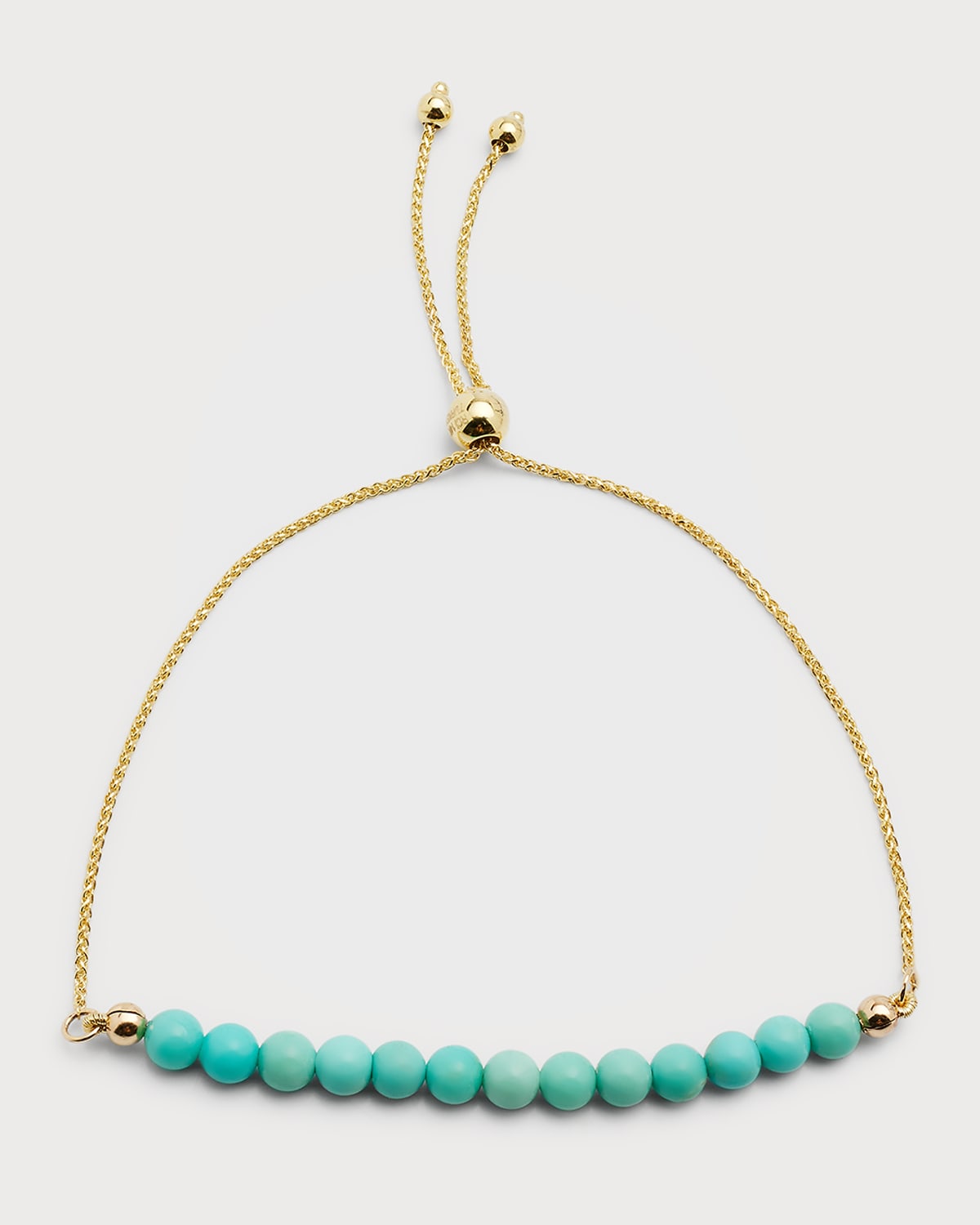 Turquoise Line Bolo Bracelet