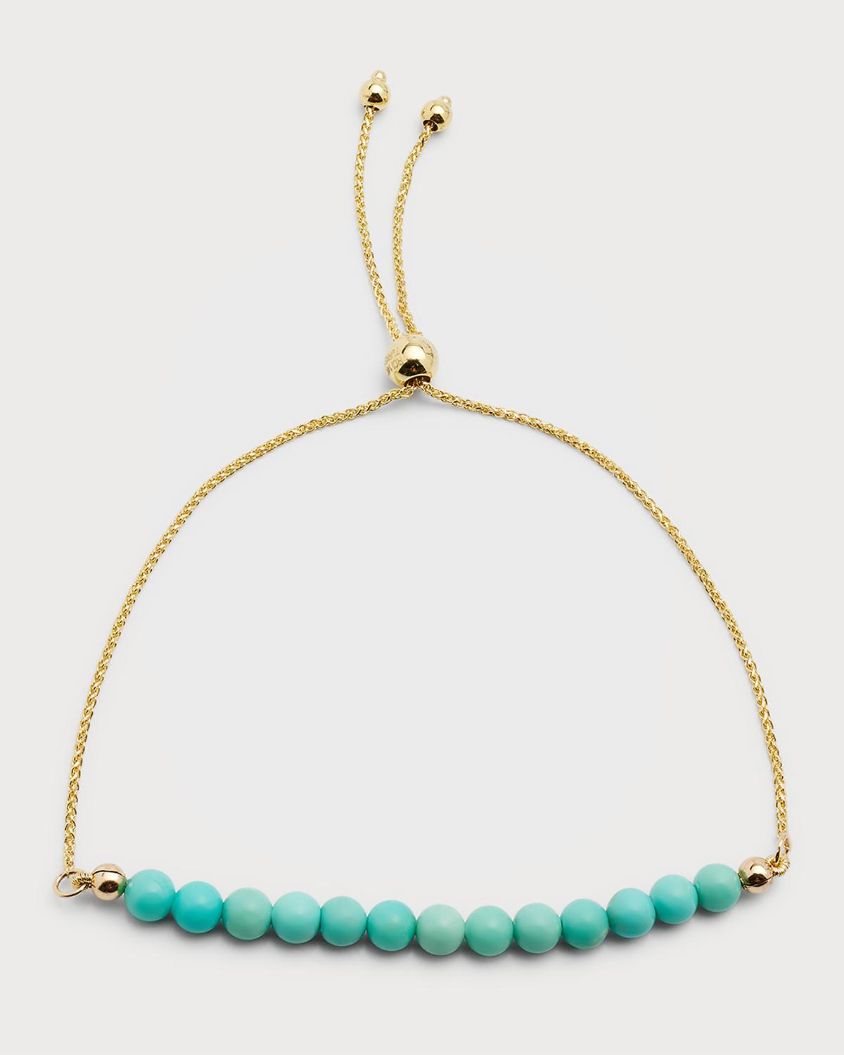 Turquoise Line Bolo Bracelet