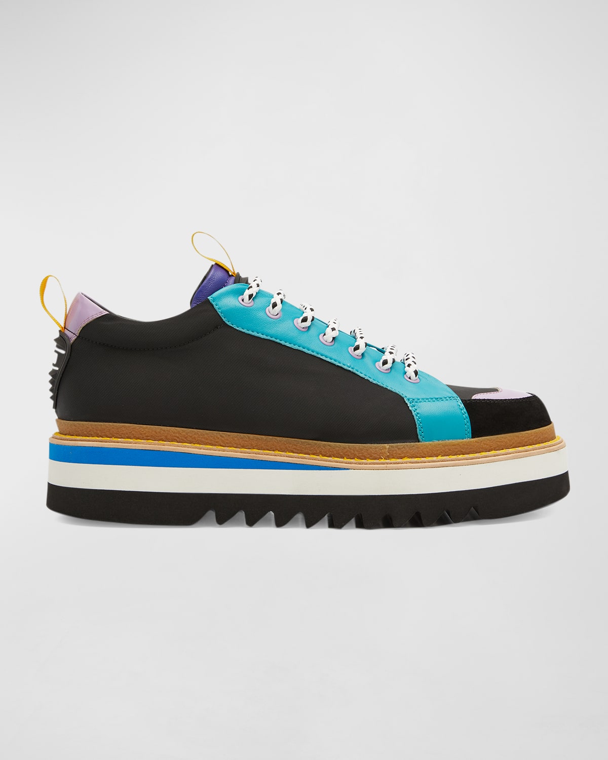 Moschino Men's City Trainer Textile Low-top Sneakers In Fantasy Color