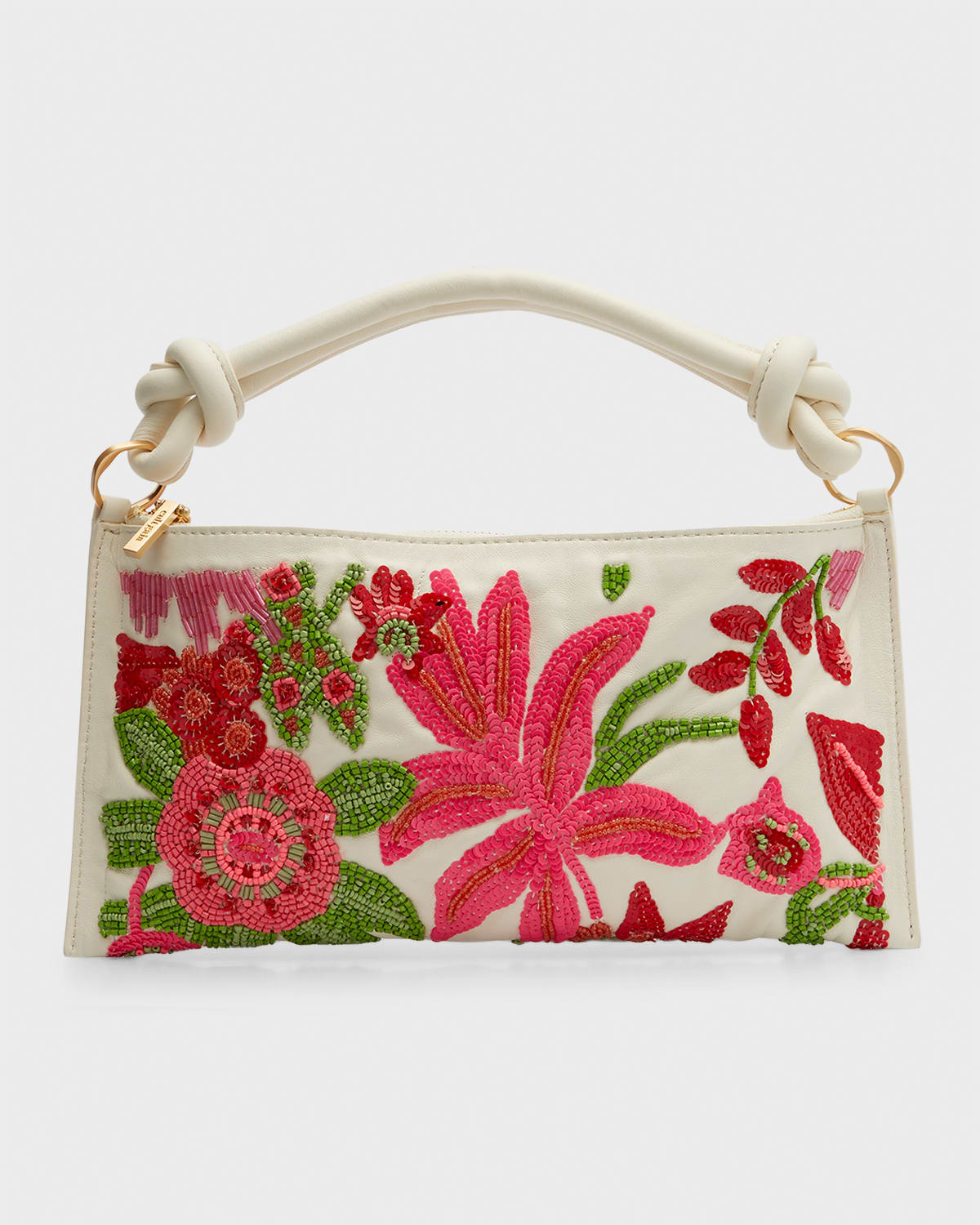 Hera Nano Flower Beaded Shoulder Bag