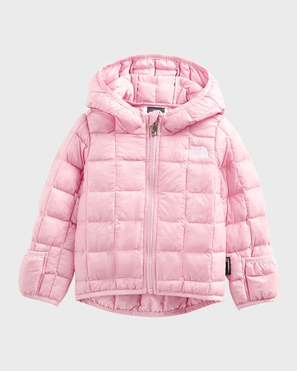 Girl's Thermoball Quilted Hooded Jacket, Size 6M-24M