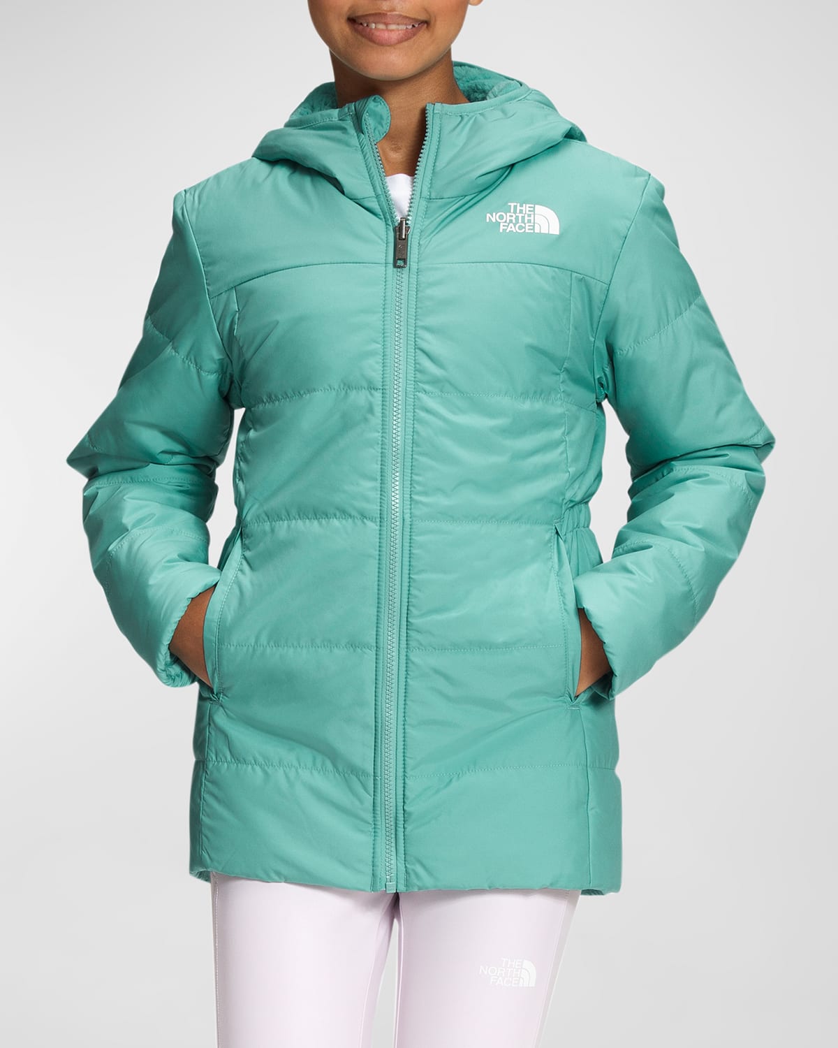 THE NORTH FACE GIRLS MOSSBUD REVERSIBLE PARKA