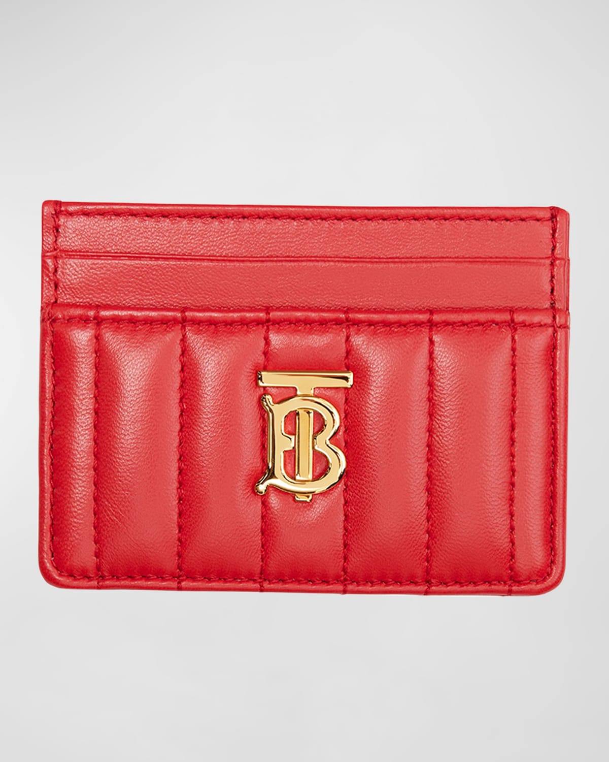 Burberry Lola TB Check Quilted Card Case