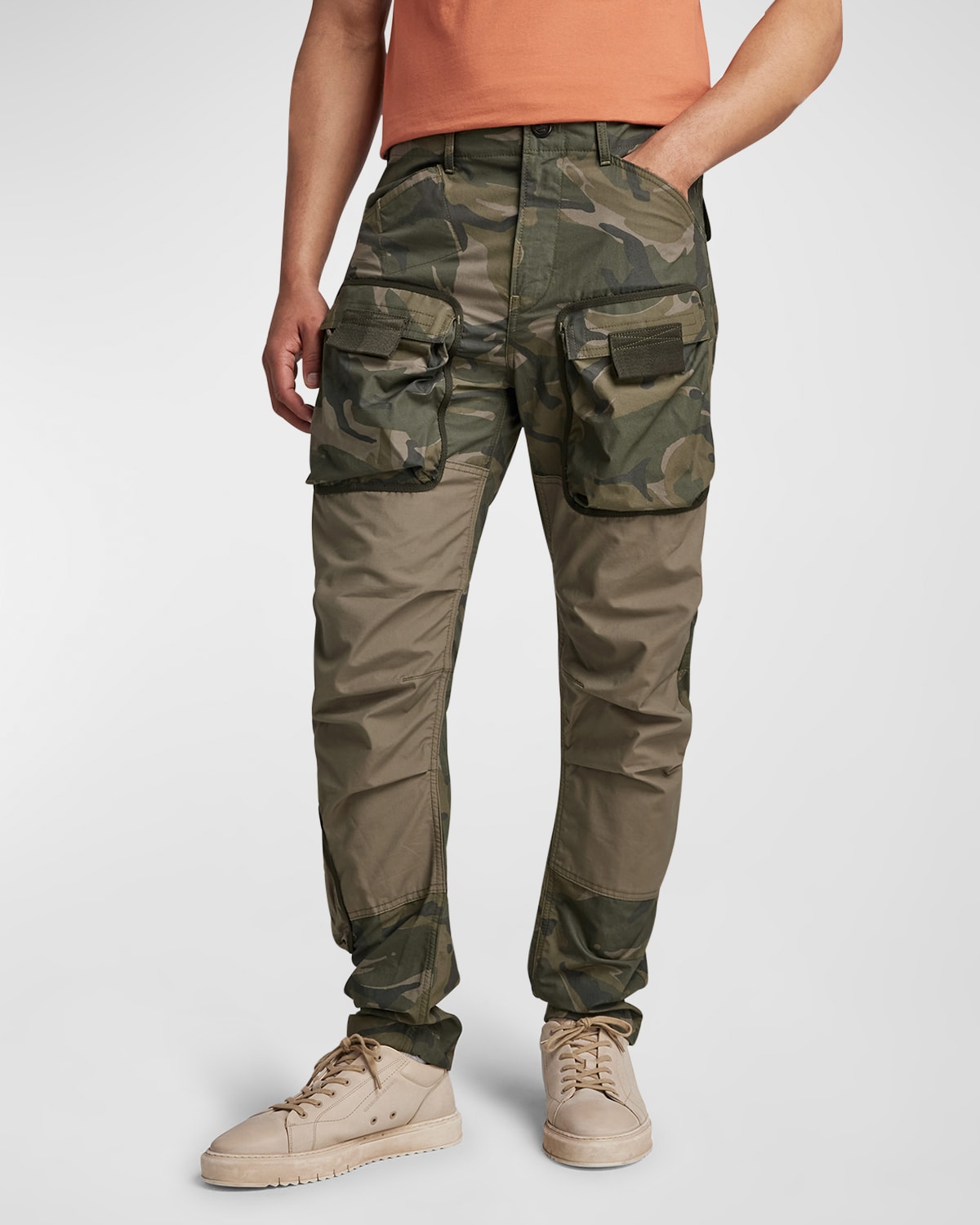 G-STAR RAW Men's 3D Tapered Camo Cargo Pants