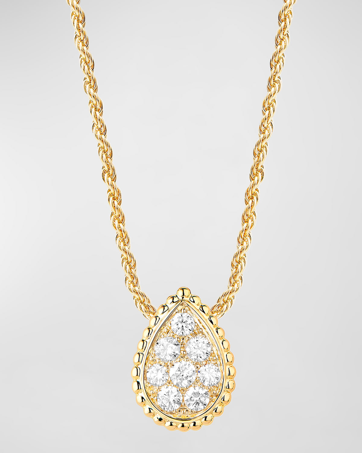 Boucheron Serpent Boheme Gold Diamond Necklace