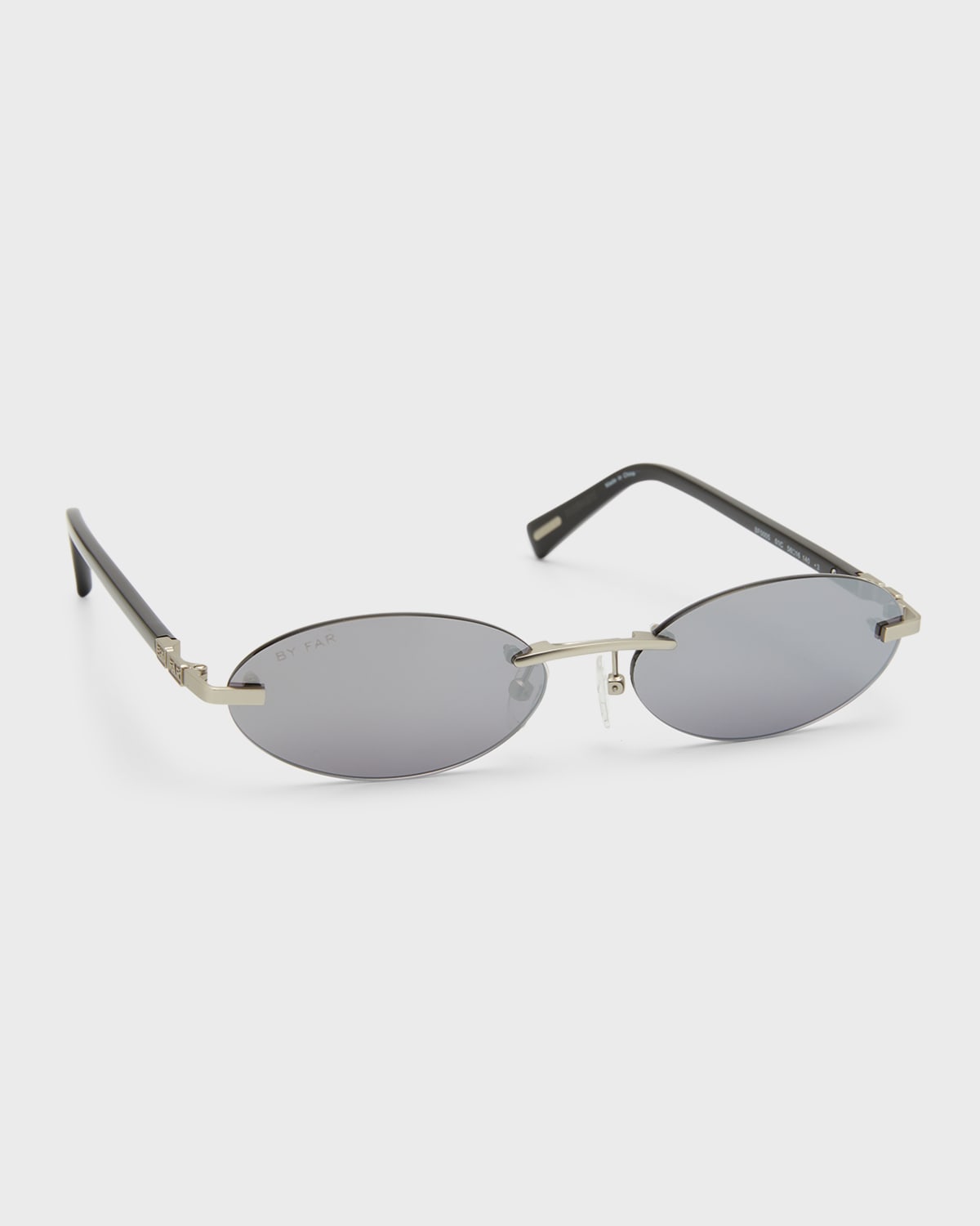 Texas Matt Oval Metal & Acetate Sunglasses