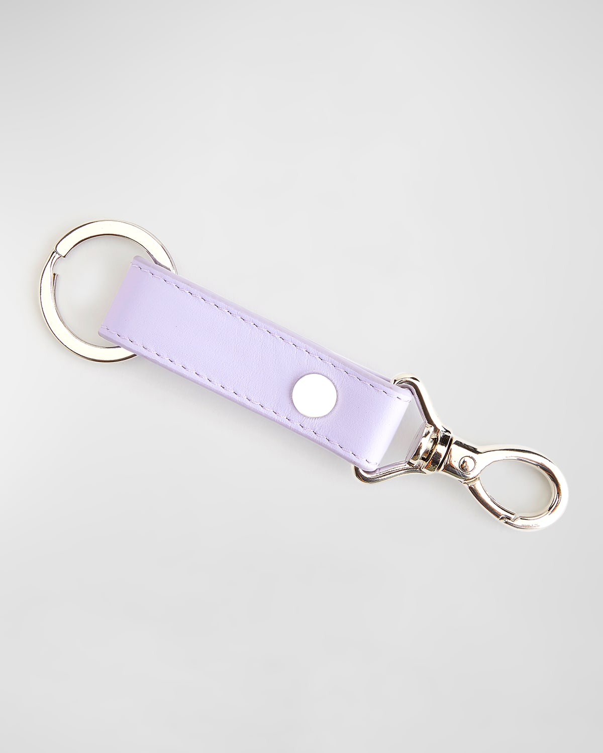 Royce New York Signature Key Fob In Lavender
