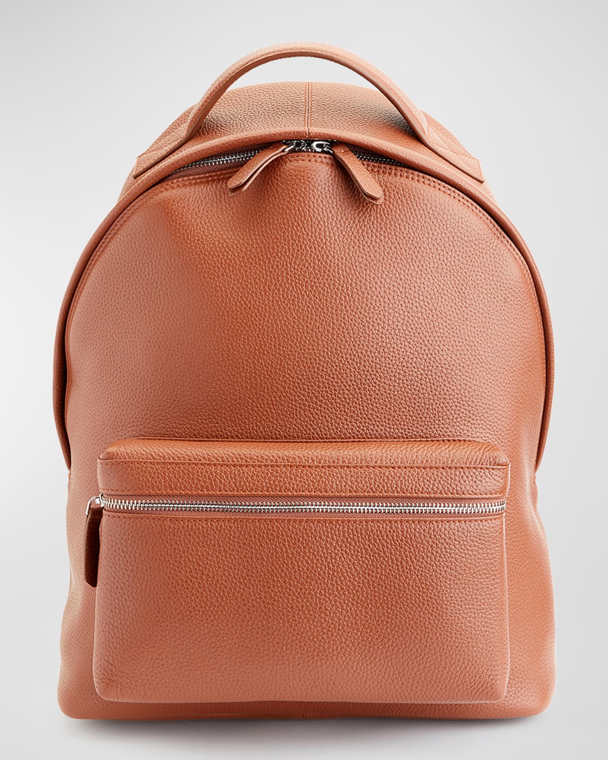 Royce New York Personalized Leather Executive Backpack In Tan