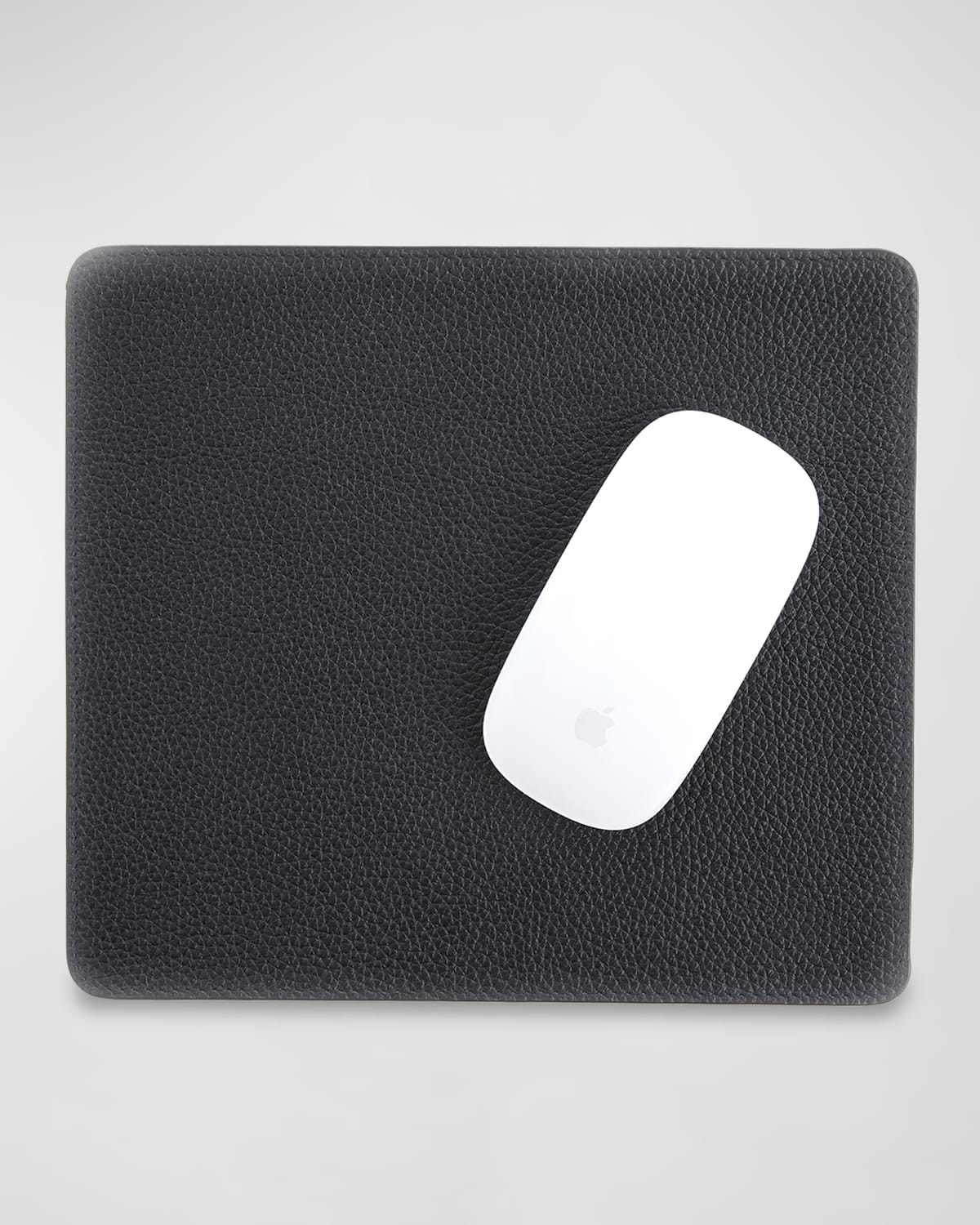 Shop Royce New York Personalized Leather Mouse Pad In Black