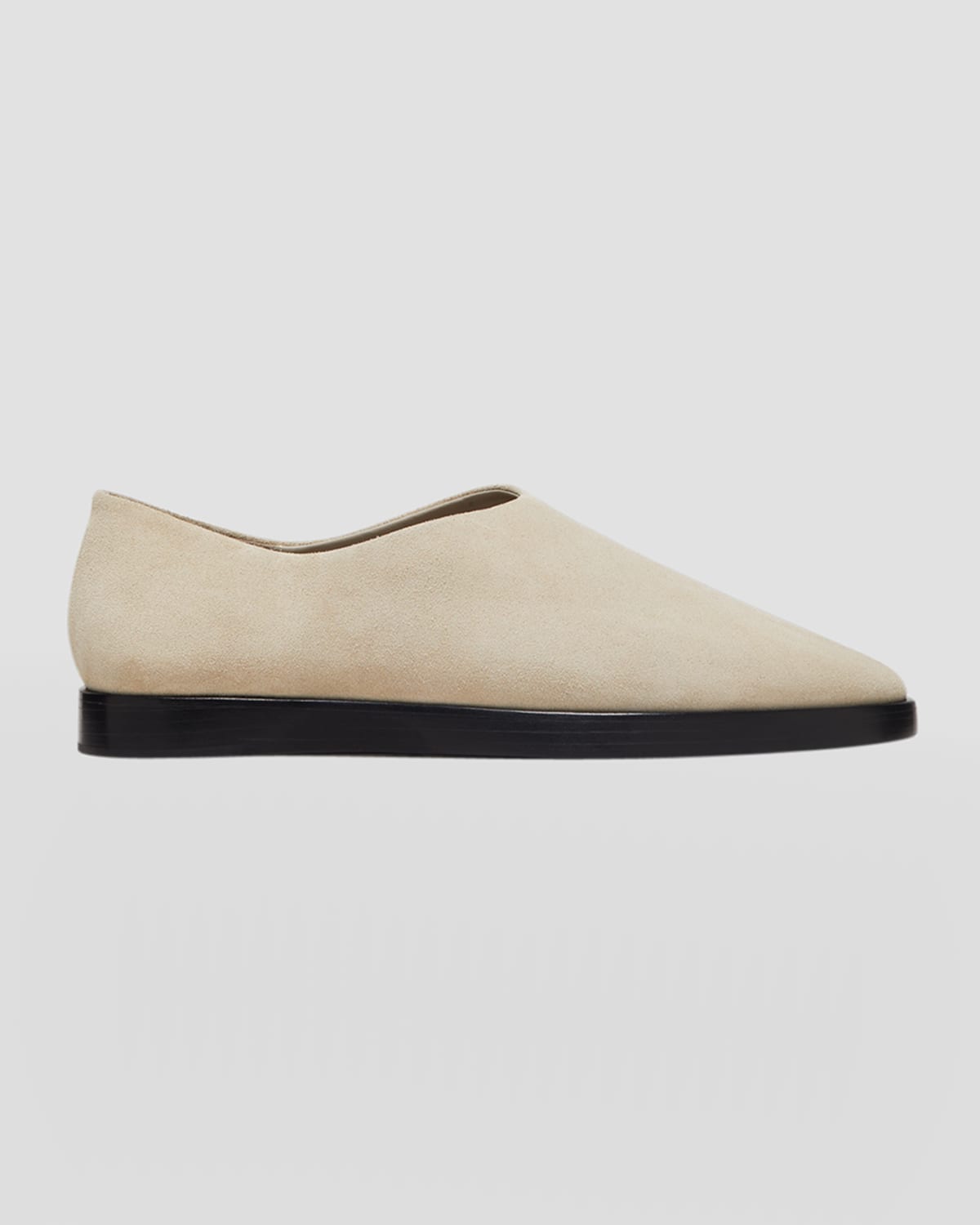 Fear Of God Almond-toe Leather Loafers In Neutrals
