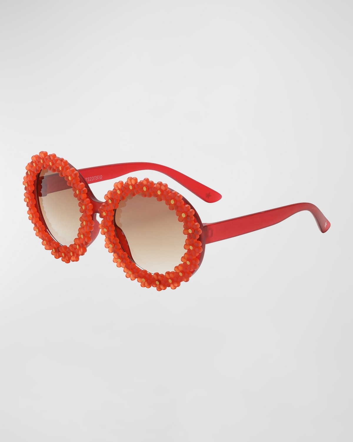 Girl's Silly Round Floral Sunglasses