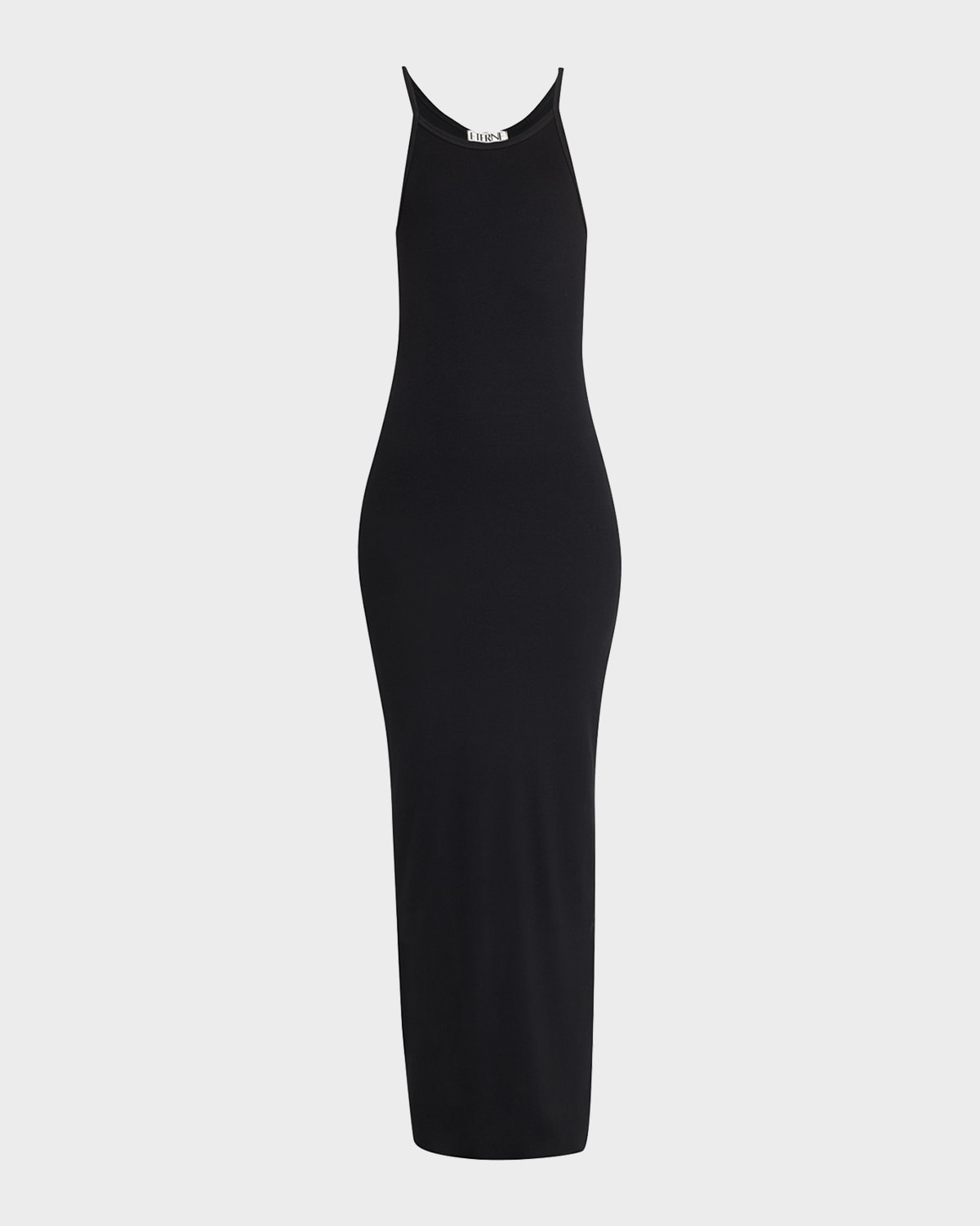 Éterne Scoop-neck Tank Maxi Dress In Black