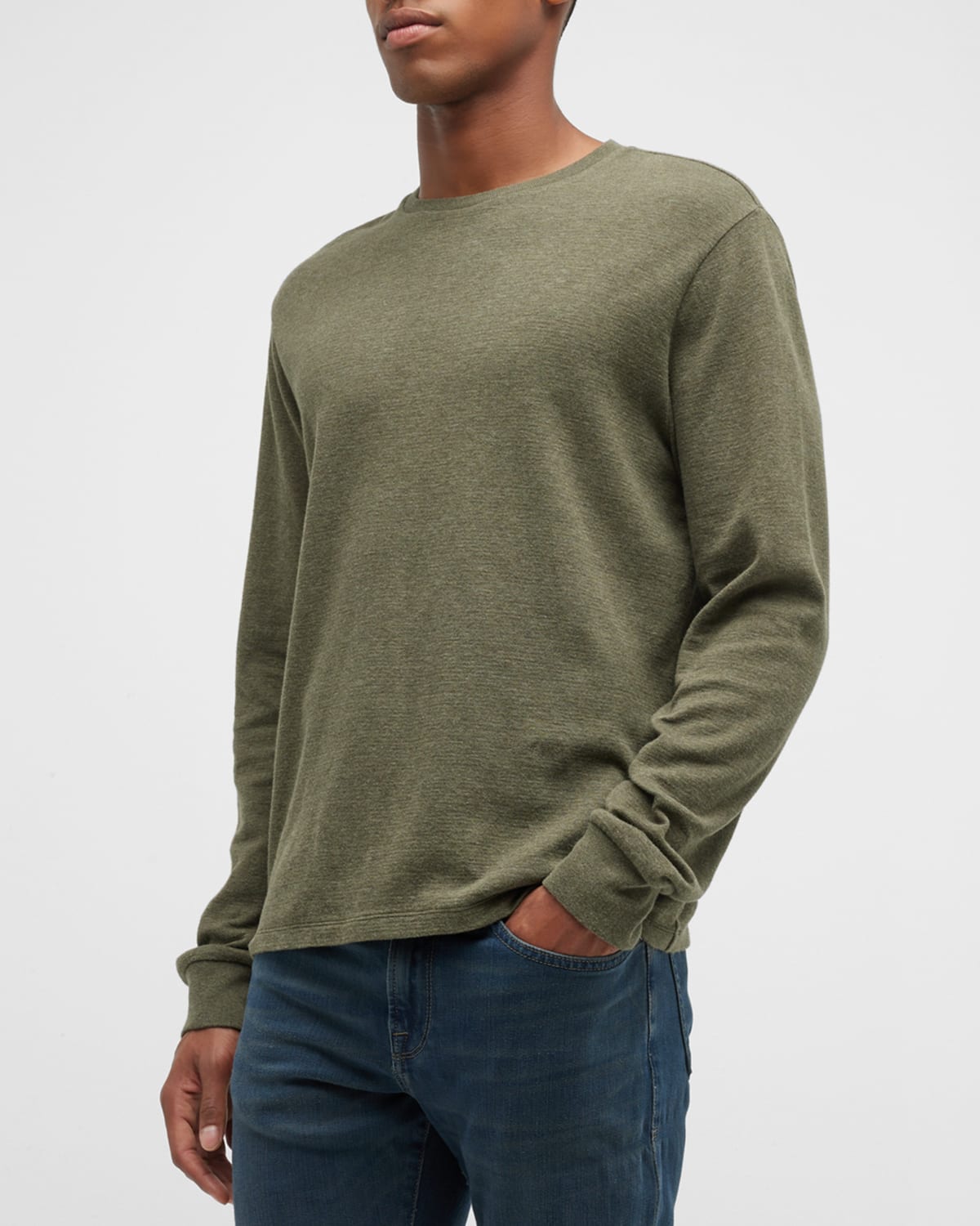 Men's Duo Fold Cotton Crew Sweater