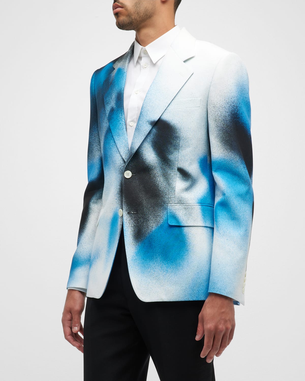ALEXANDER MCQUEEN MEN'S SPRAY PAINT SPORT COAT 