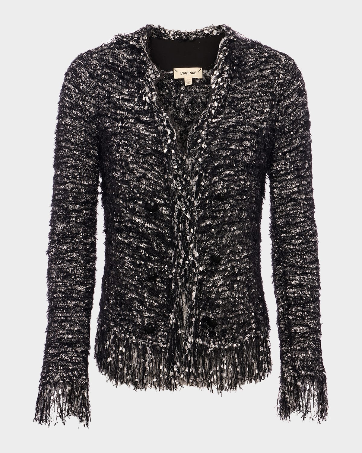 Azure Fuzzy Cardigan Blazer