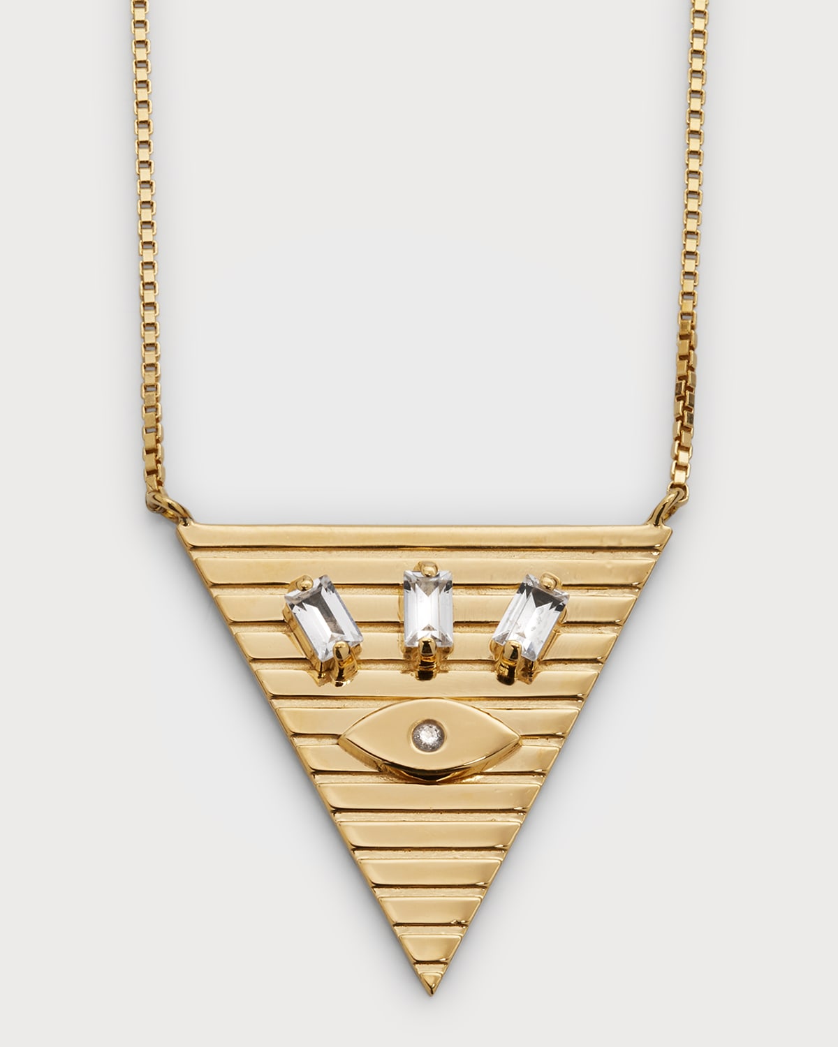 Annika Triangular Pendant Necklace