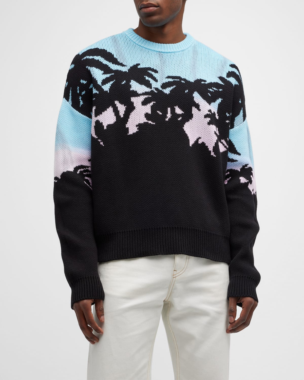 Men's Sunrise Intarsia Sweater