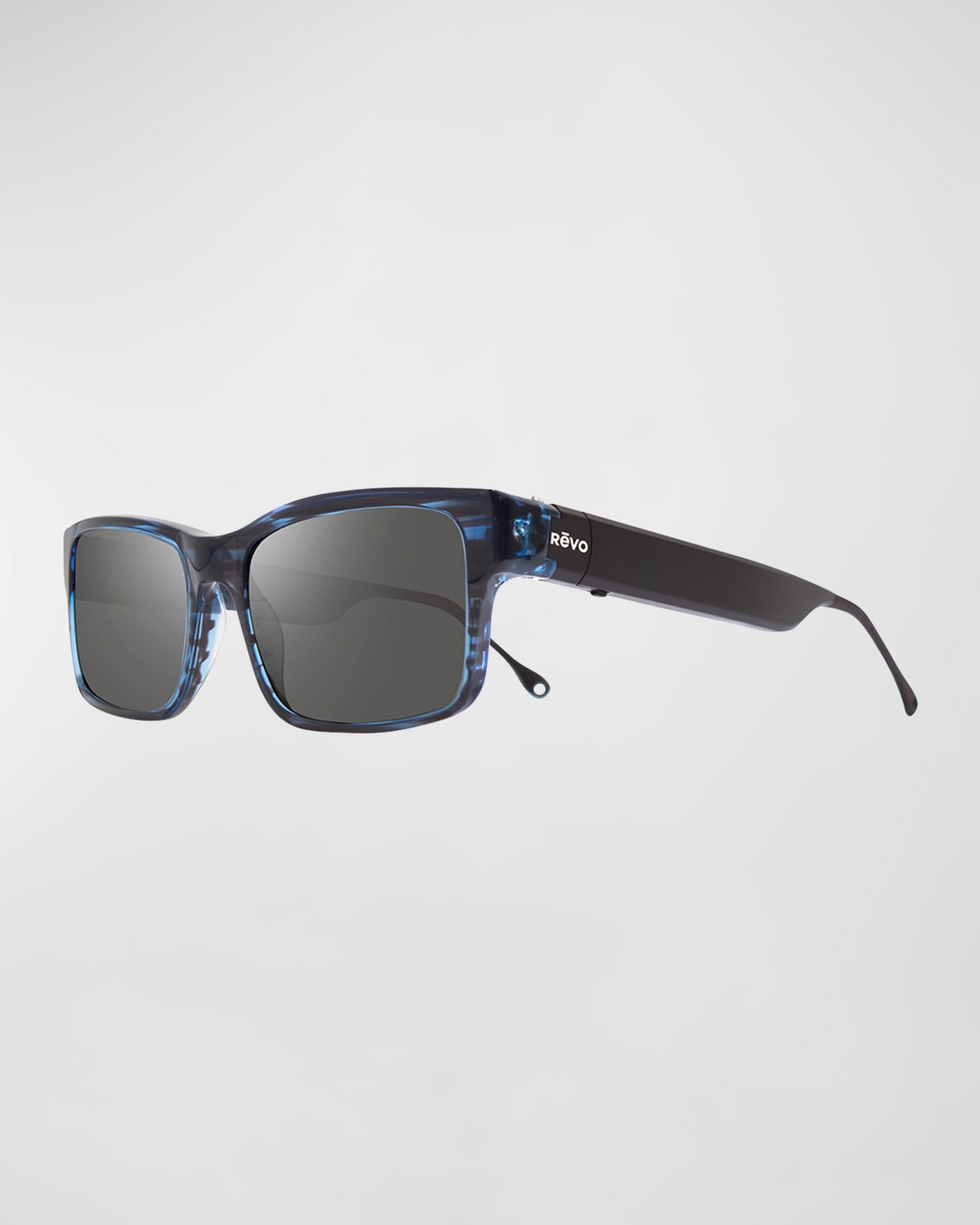 Revo Men's Sonic 1 All-in-one Polarized Bluetooth Sunglasses In Blue Horn