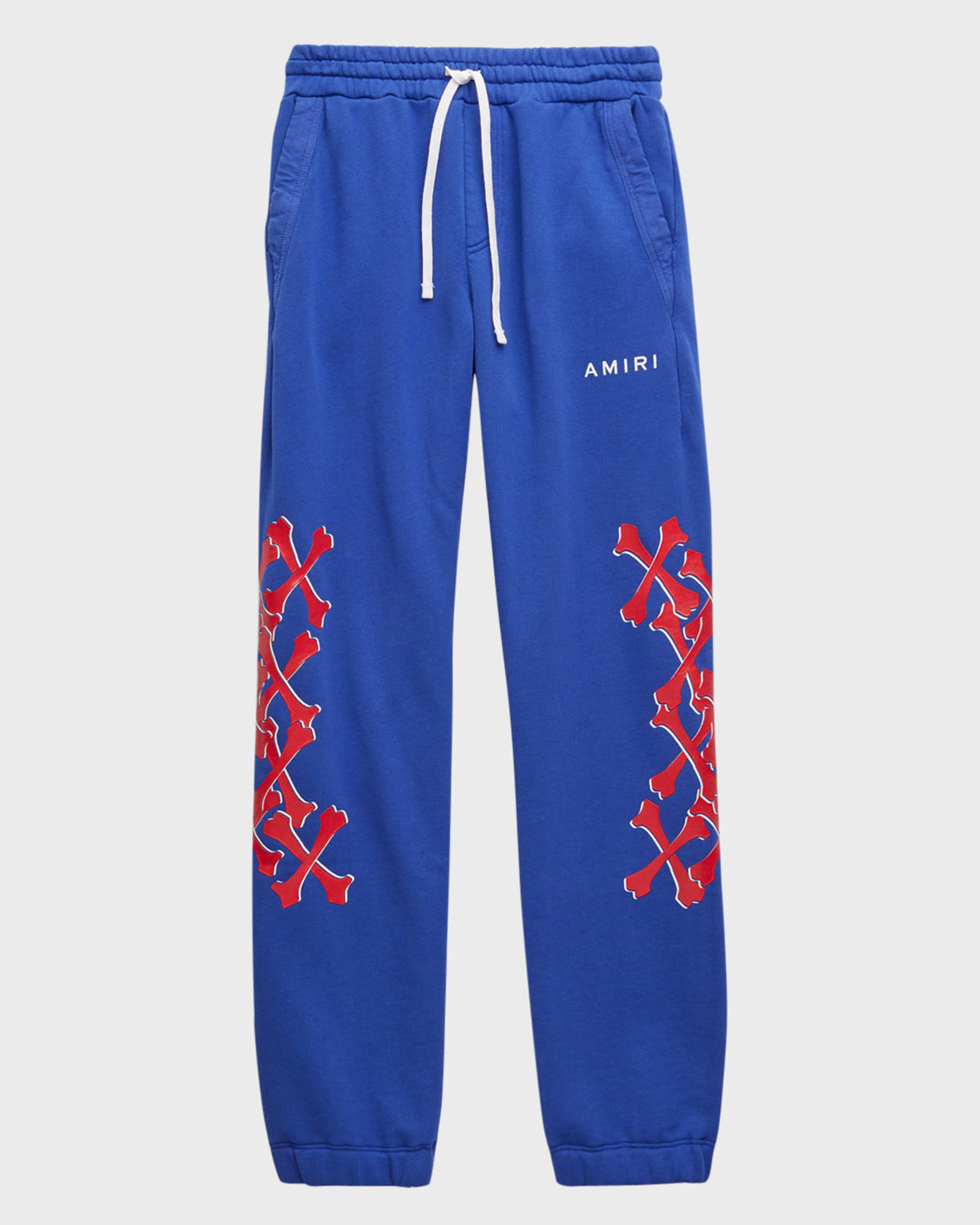 Amiri Little Kid's & Kid's Bones Graphic Sweatpants In Blue