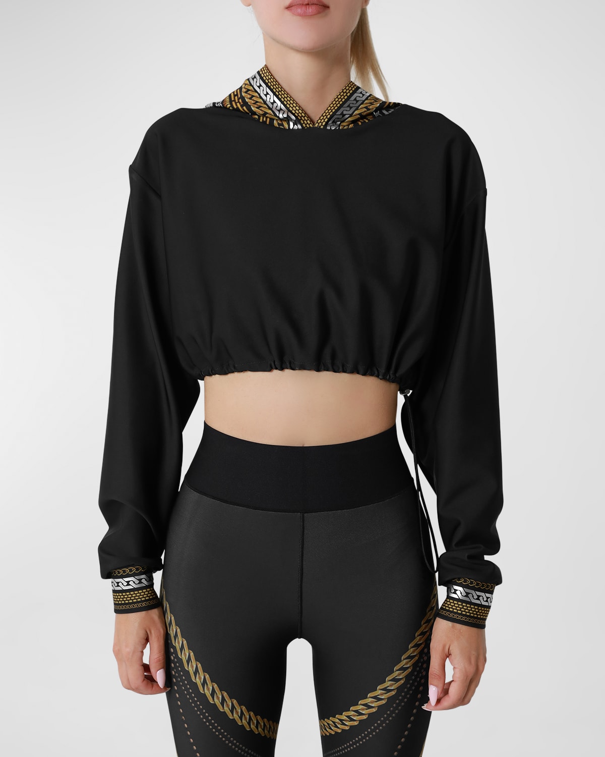 Ultracor Bijoux Luxury Bonded Pyxis Cropped Hoodie Smart Closet