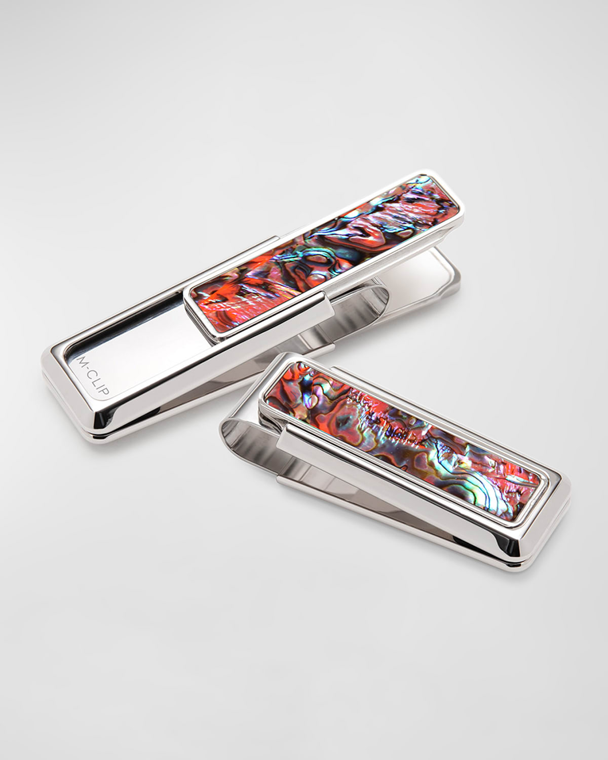 M Clip Men's Mother-Of-Pearl & Abalone Money Clip