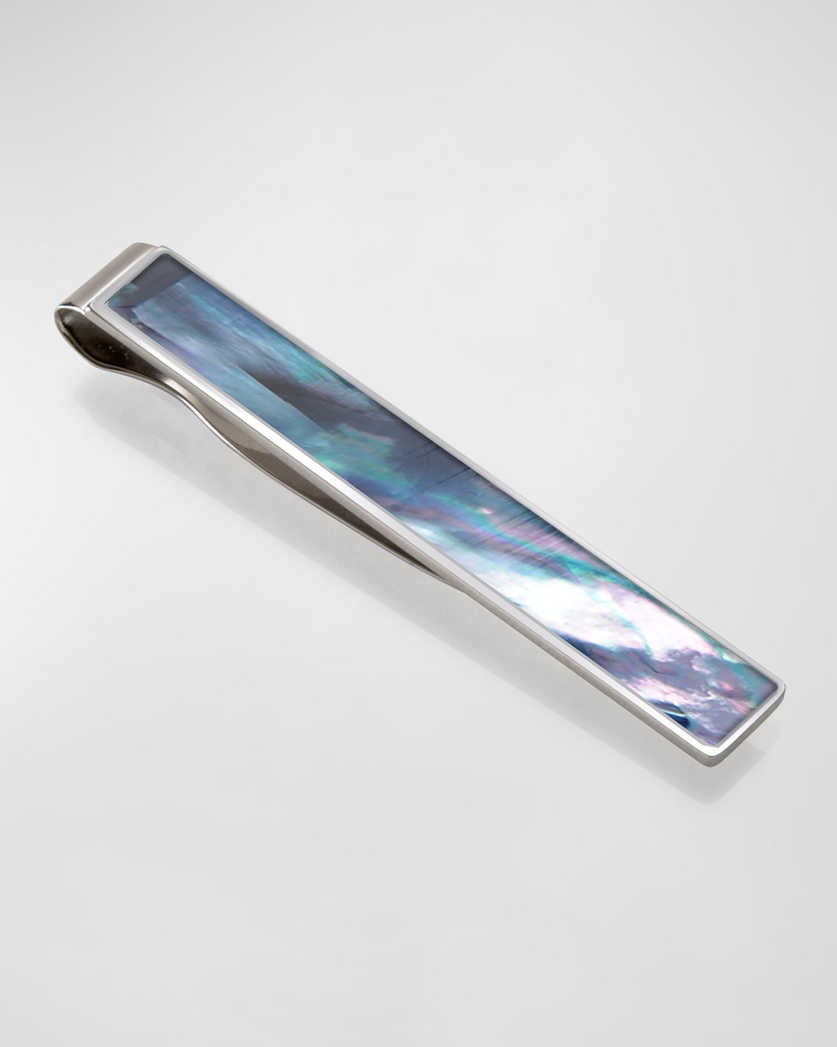 Men's Gray Mother-Of-Pearl Tie Bar