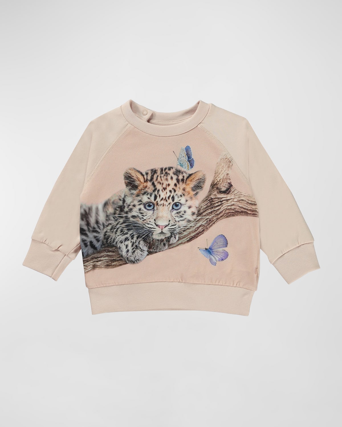 Girl's Elsa Animal Graphic Sweatshirt, Size 6M-24M