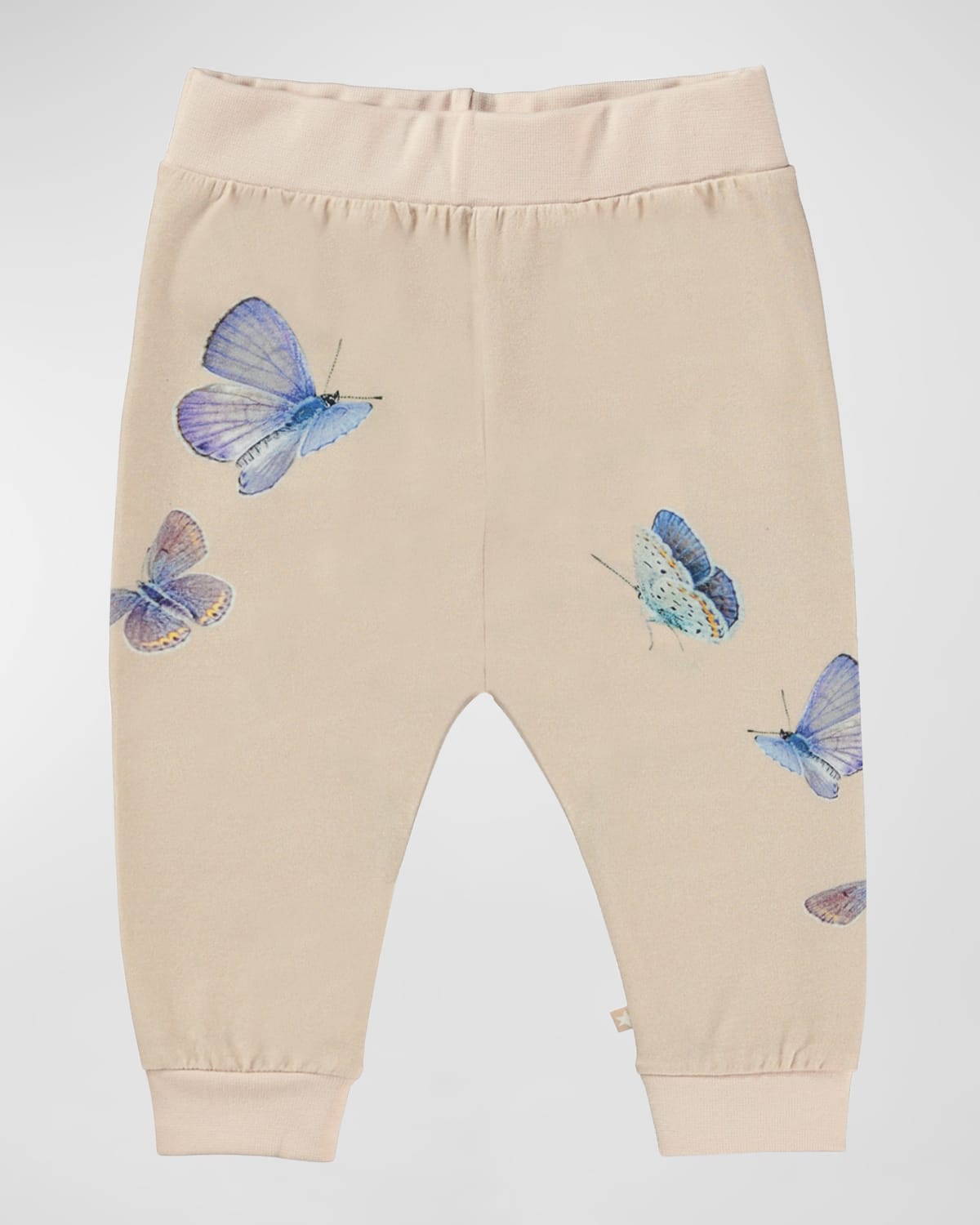 Girl's Susanne Butterfly Graphic Joggers, Size 3M-24M