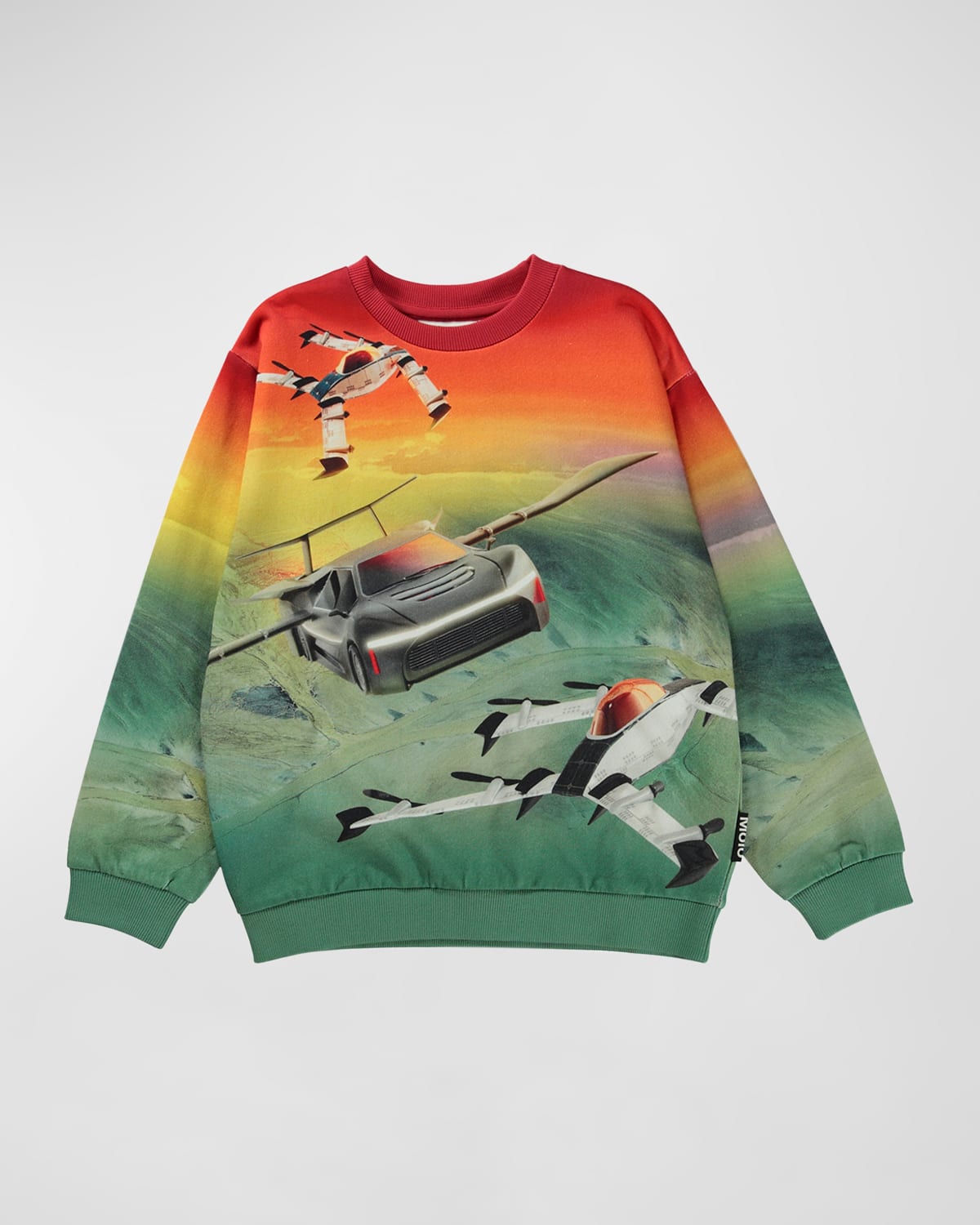 Boy's Miksi Flying Car Graphic Sweatshirt, Size 8-12