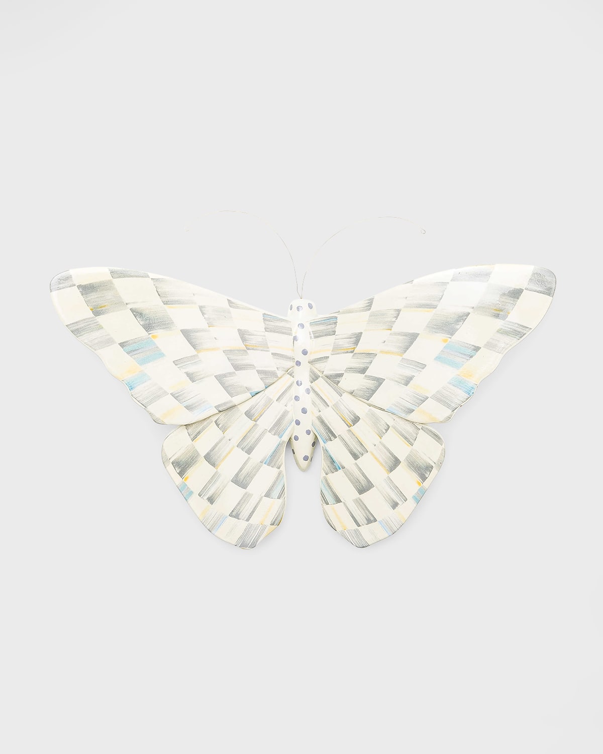 Mackenzie-childs Sterling Check Butterfly