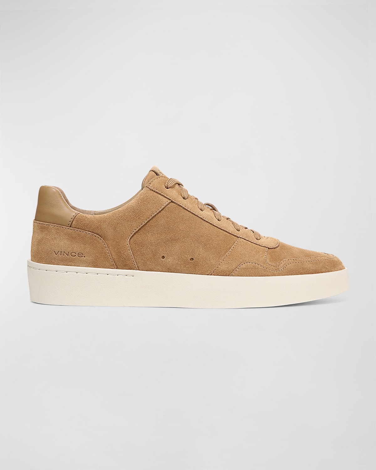 Vince Peyton Sneaker In New Camel Tan Sue