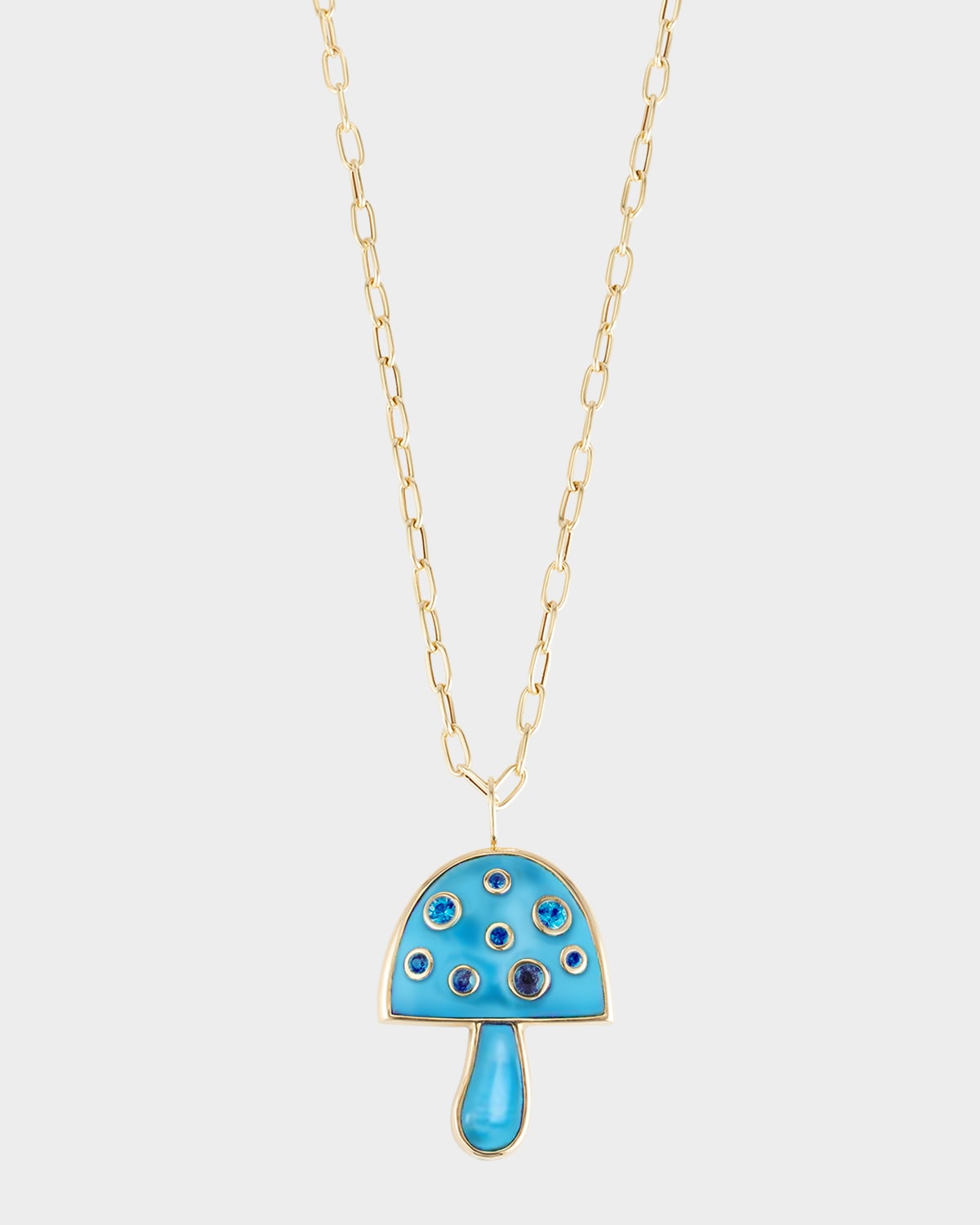 Magic Mushroom Pendant Necklace