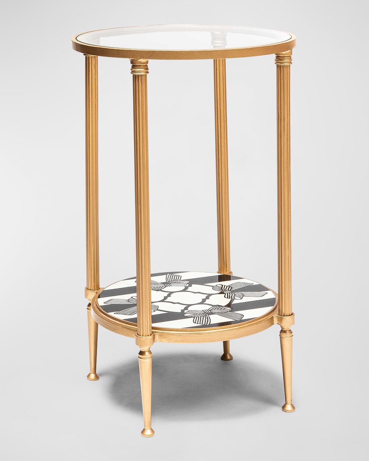 Mackenzie-childs Pretty As A Bow Accent Table
